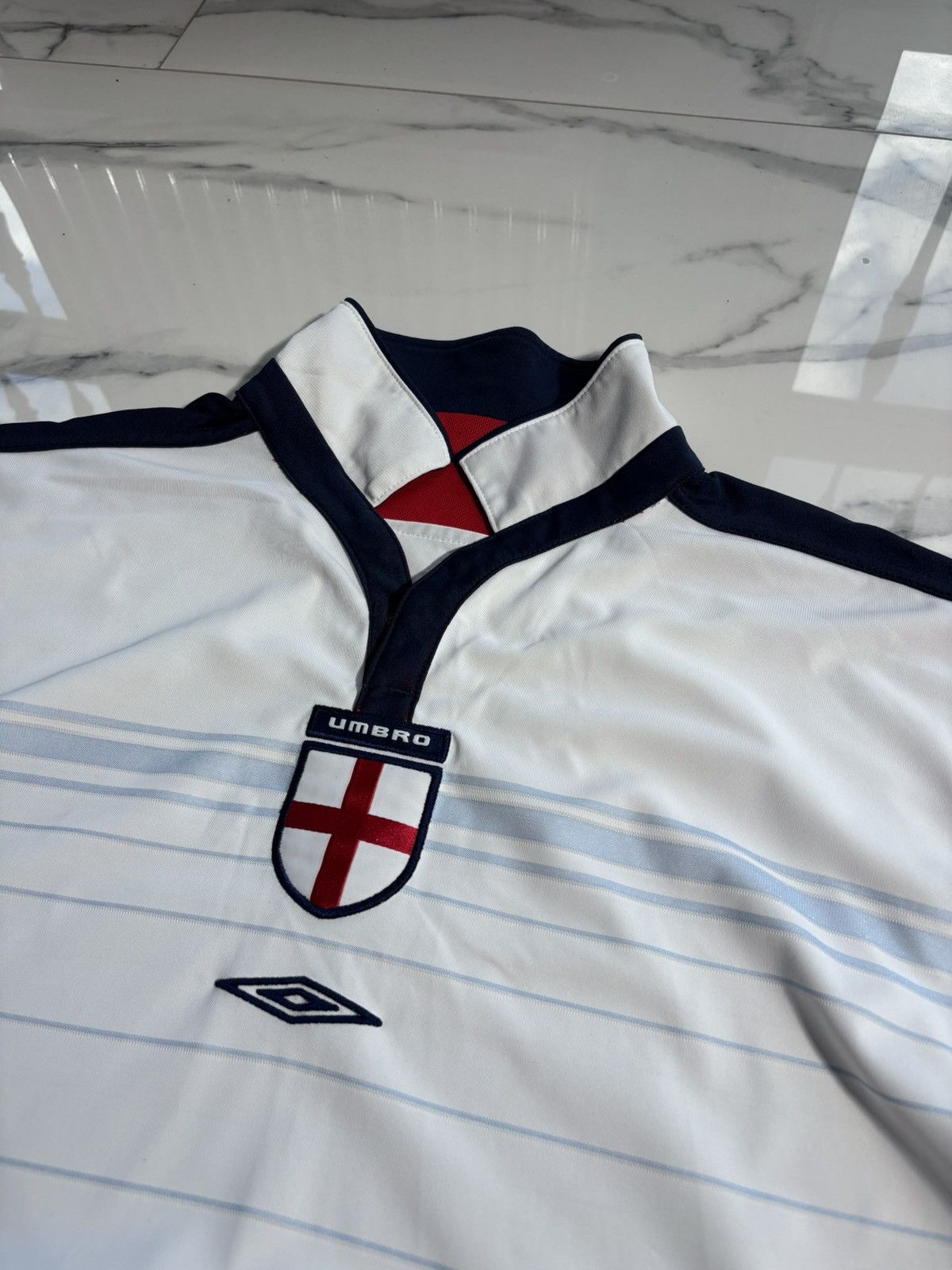 Umbro Umbro England Soccer Jersey 2003/2005 BlockCore Style 00’s Size US XL / EU 56 / 4 - 3 Thumbnail