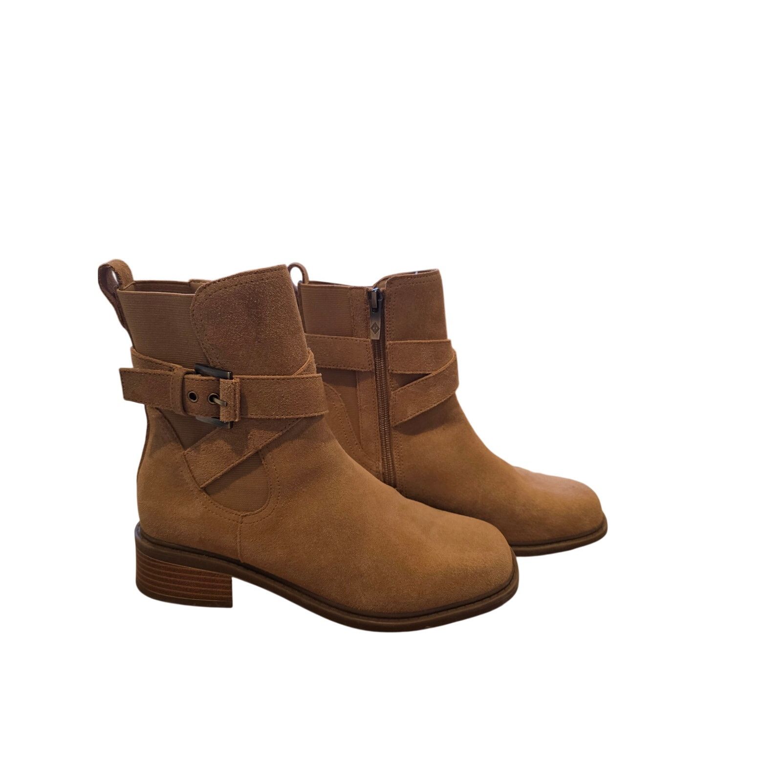 Donald Pliner Ankle Boots David Pliner Mathilda Suede Side Zip Women’s 6M Size US 6 / IT 36 - 3 Thumbnail