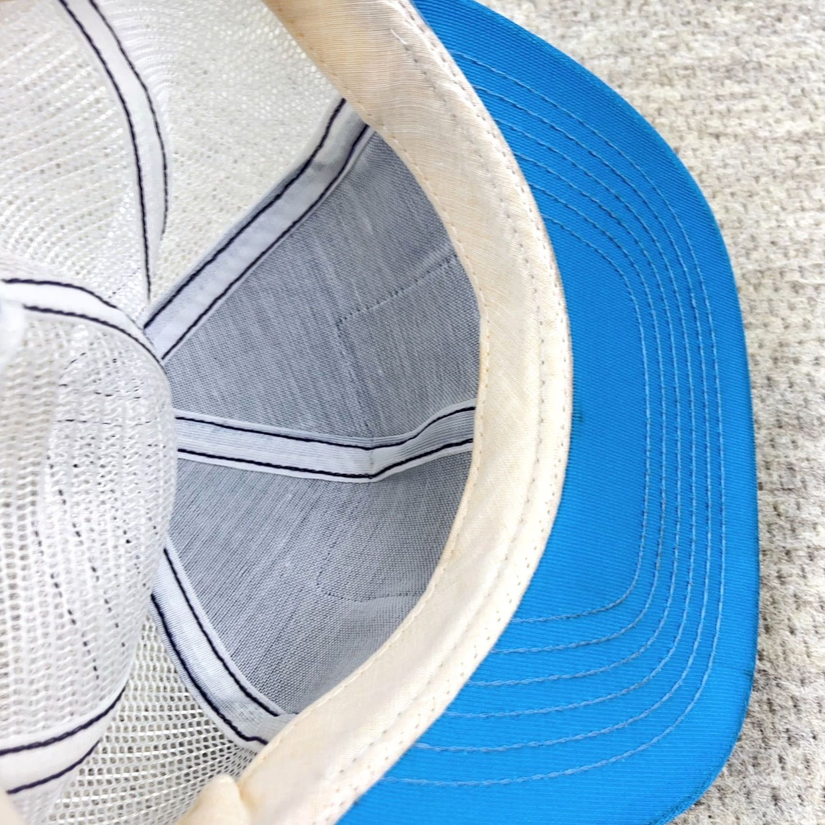 Vintage VINTAGE Swingster Trucker Hat Cap Snapback USA 80s Clipper Pirate Ship Boat Men One Size Blue Cotton Twill Adjustable Size ONE SIZE - 7 Thumbnail