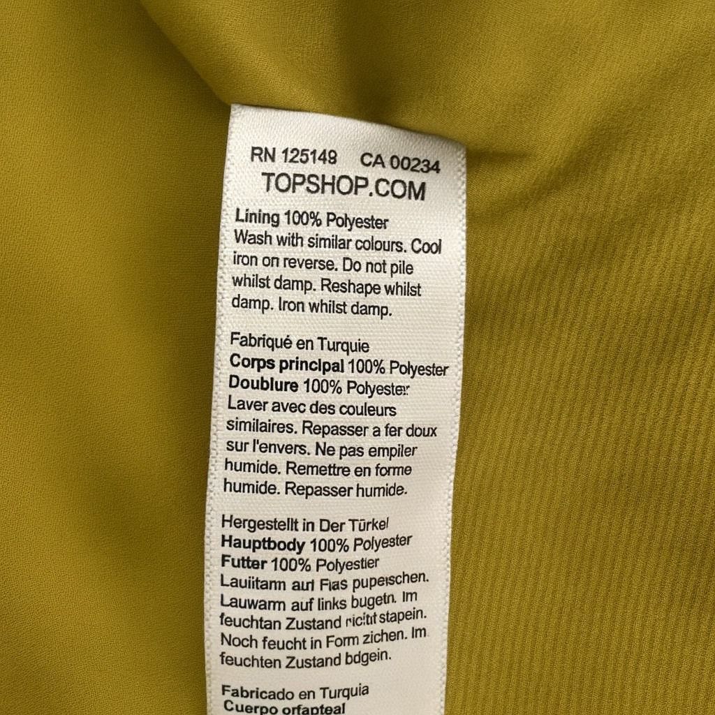 Topshop Topshop Women’s Flowy Lined Cami Tank Top Size 6 – Mustard Y Size M / US 6-8 / IT 42-44 - 7 Thumbnail