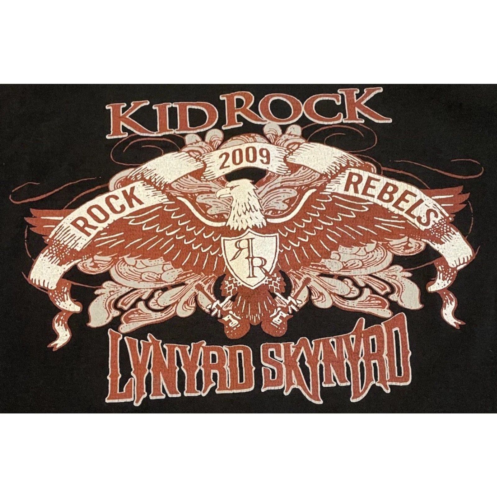 Vintage VINTAGE Allman Brothers T-Shirt XL Black Kid Rock Lynyrd Skynyrd 2009 Tour Shirt Concert Rock Band XX Size US XL / EU 56 / 4 - 3 Thumbnail