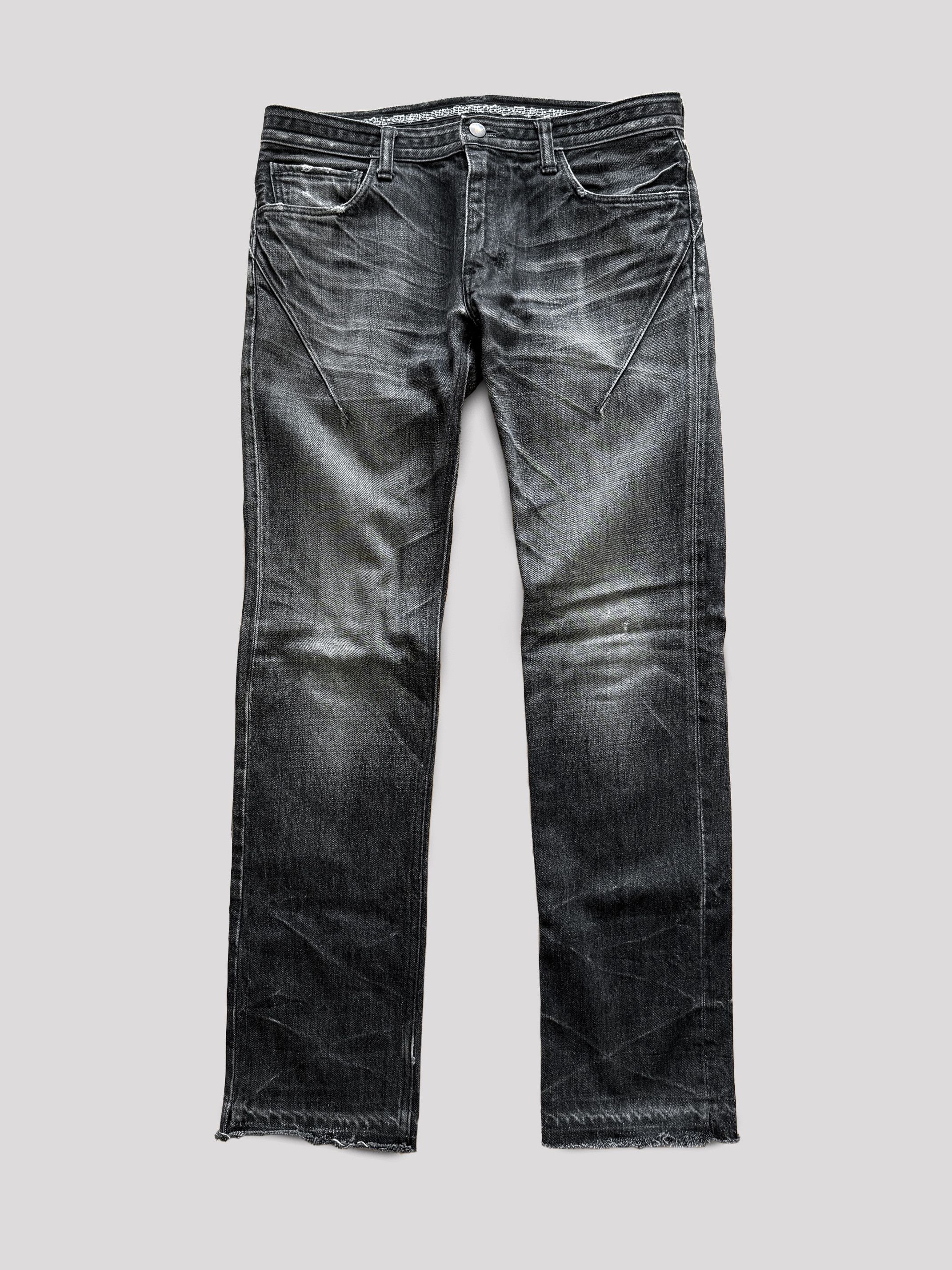 Shellac Shellac Bootcut Flare Black Denim | Grailed