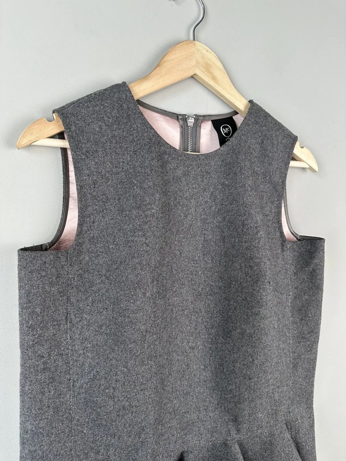 Alexander McQueen Alexander McQueen Zip Blouse Wool Designer Size S / US 4 / IT 40 - 3 Thumbnail
