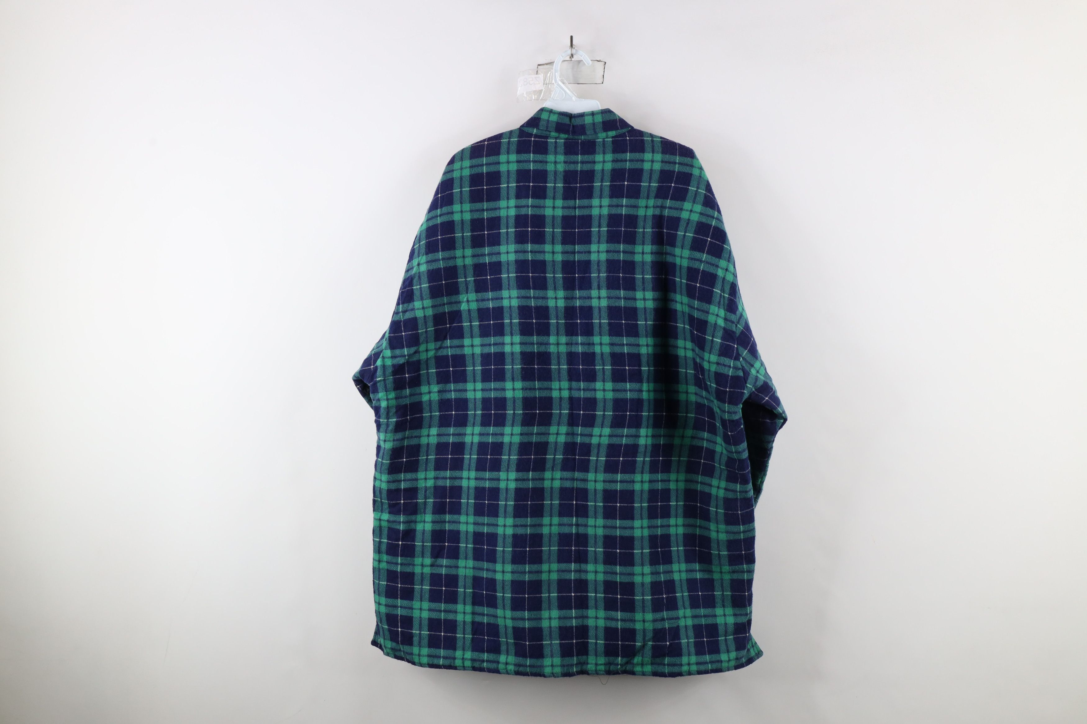 Vintage Vintage 90s Streetwear Flannel Button Shirt Jacket Jac Shirt Size US XXL / EU 58 / 5 - 12 Thumbnail