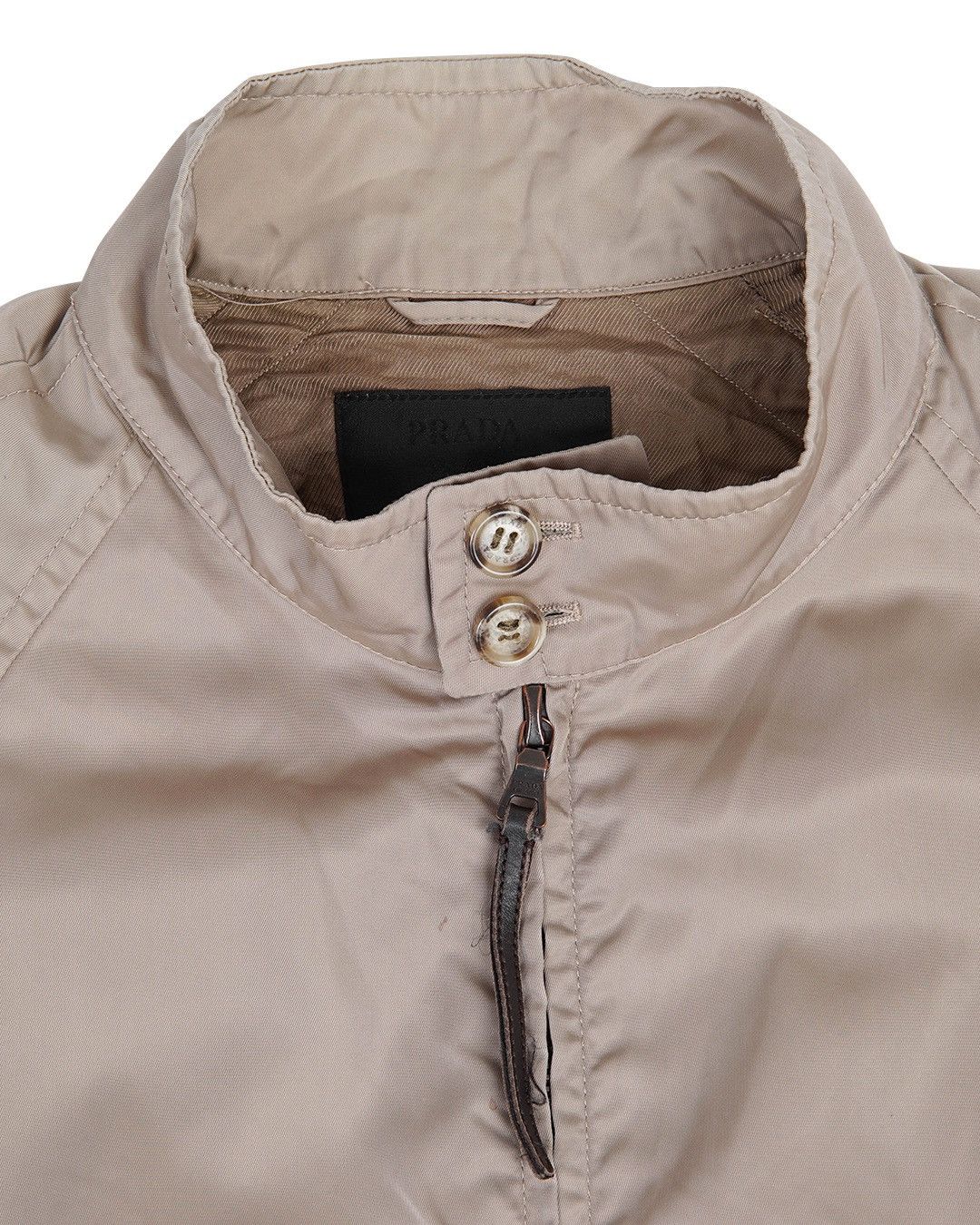 Prada Prada Mens Khaki Light Jacket Size US L / EU 52-54 / 3 - 4 Thumbnail