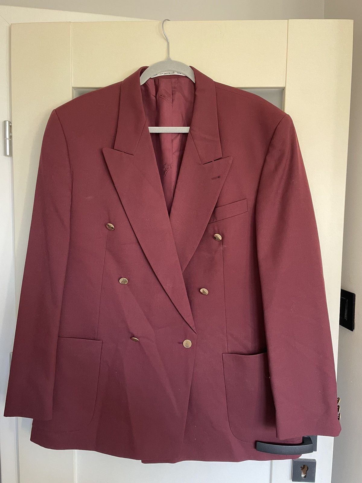 Vintage Wool Vintage blazer oversize Size XXL / US 16-18 / IT 52-54 - 3 Thumbnail