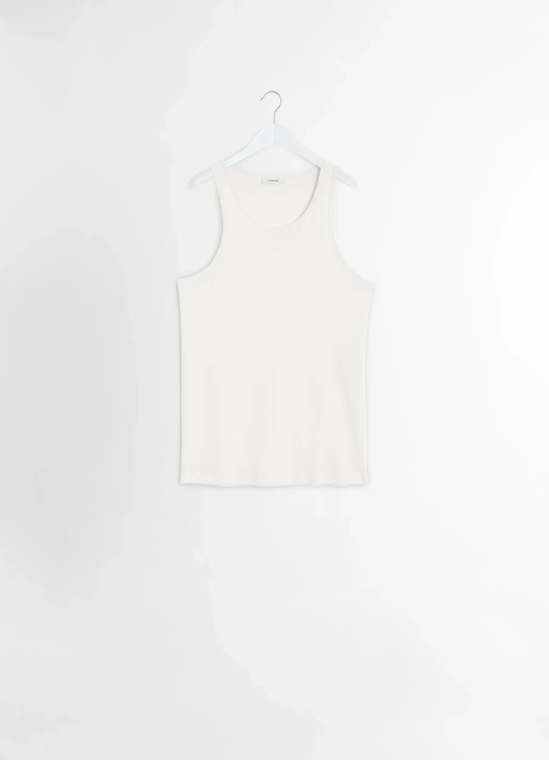 Lemaire (New) Off-White Cotton Tank Top Size US M / EU 48-50 / 2 - 3 Thumbnail