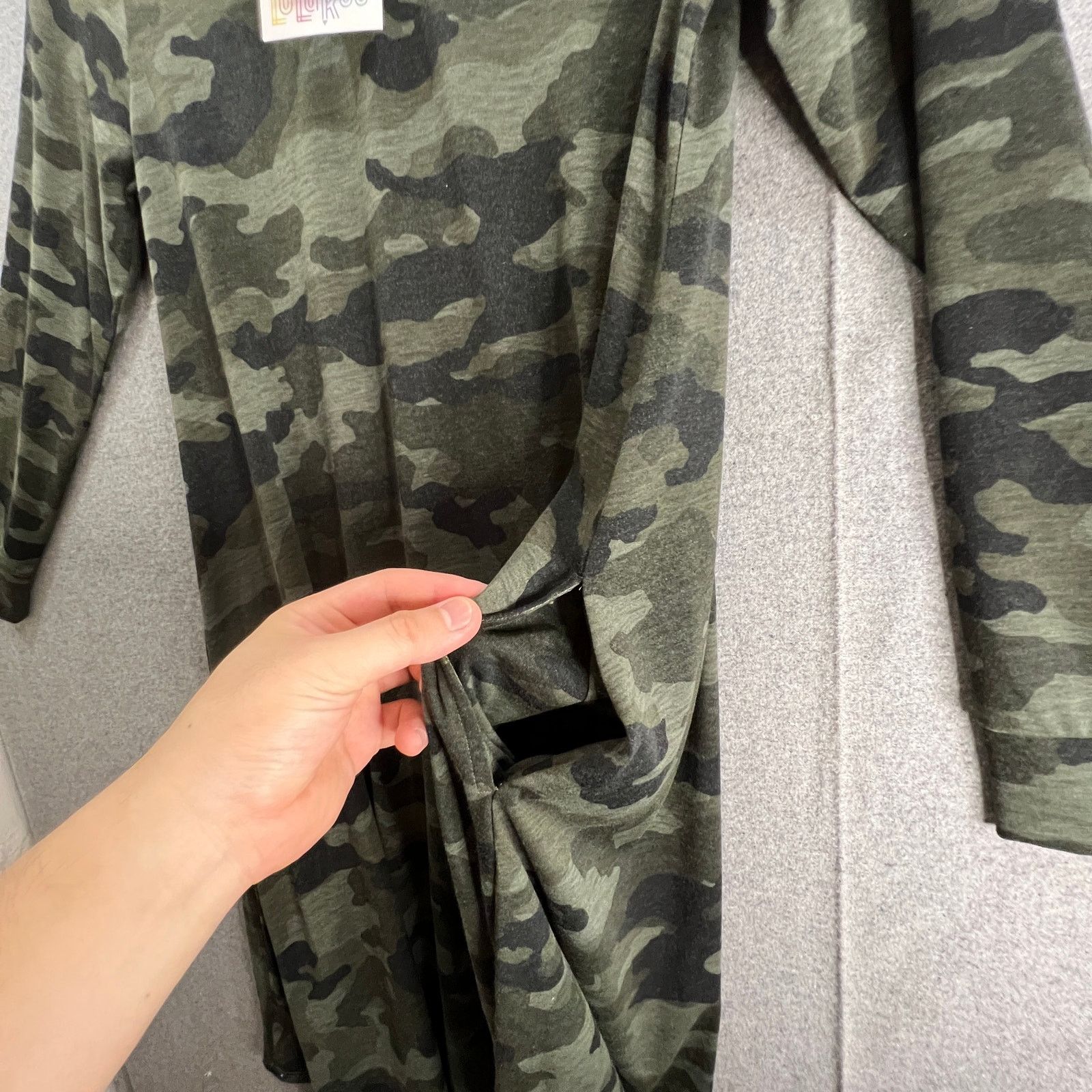 Other LuLaRoe Dress Women Size XXS Green Camo Long Sleeve Size XXS / US 00 / IT 34 - 7 Thumbnail