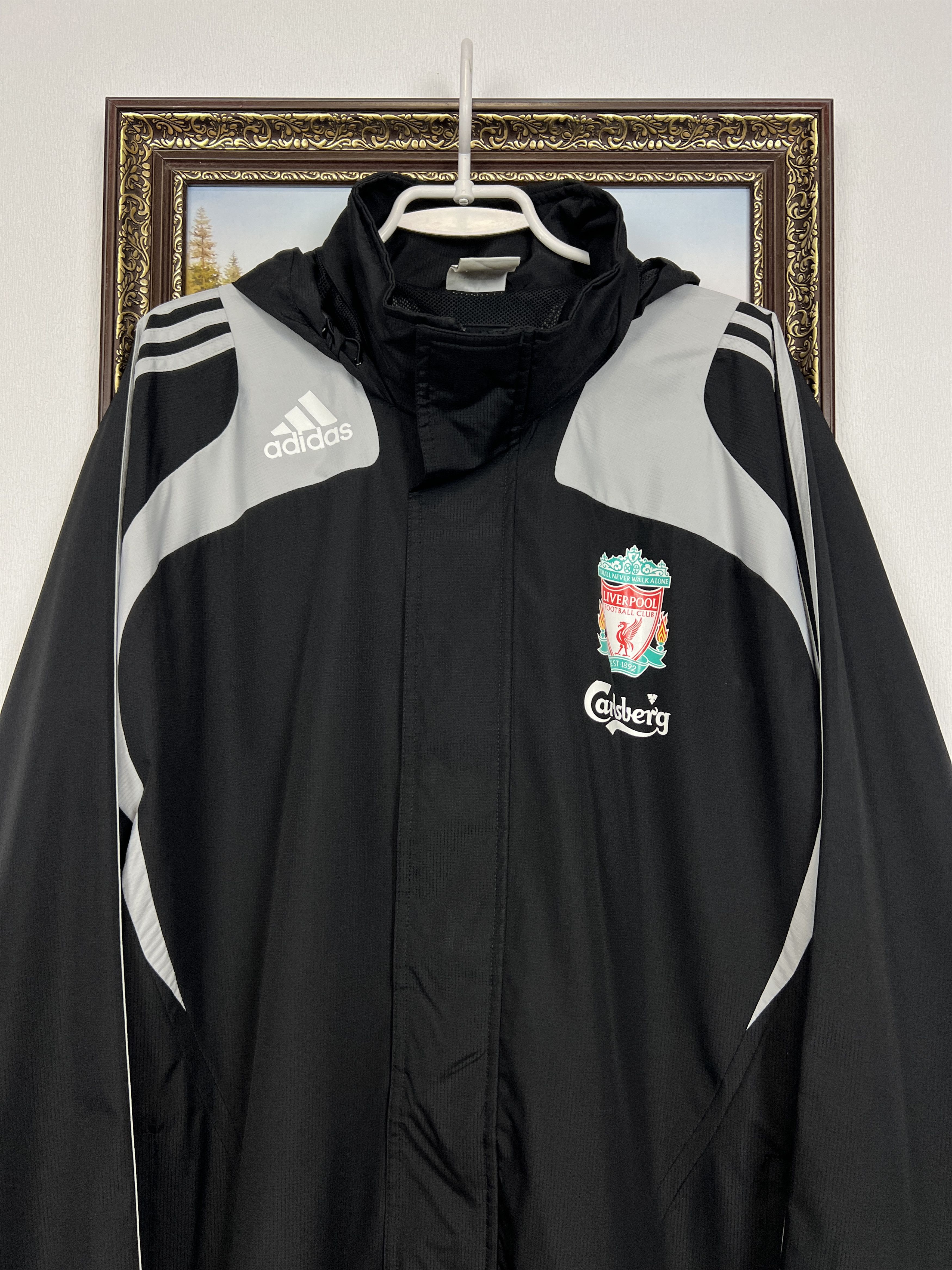 Adidas Vintage Adidas Liverpool Football Jacket Soccer Track Top Size US L / EU 52-54 / 3 - 2 Thumbnail