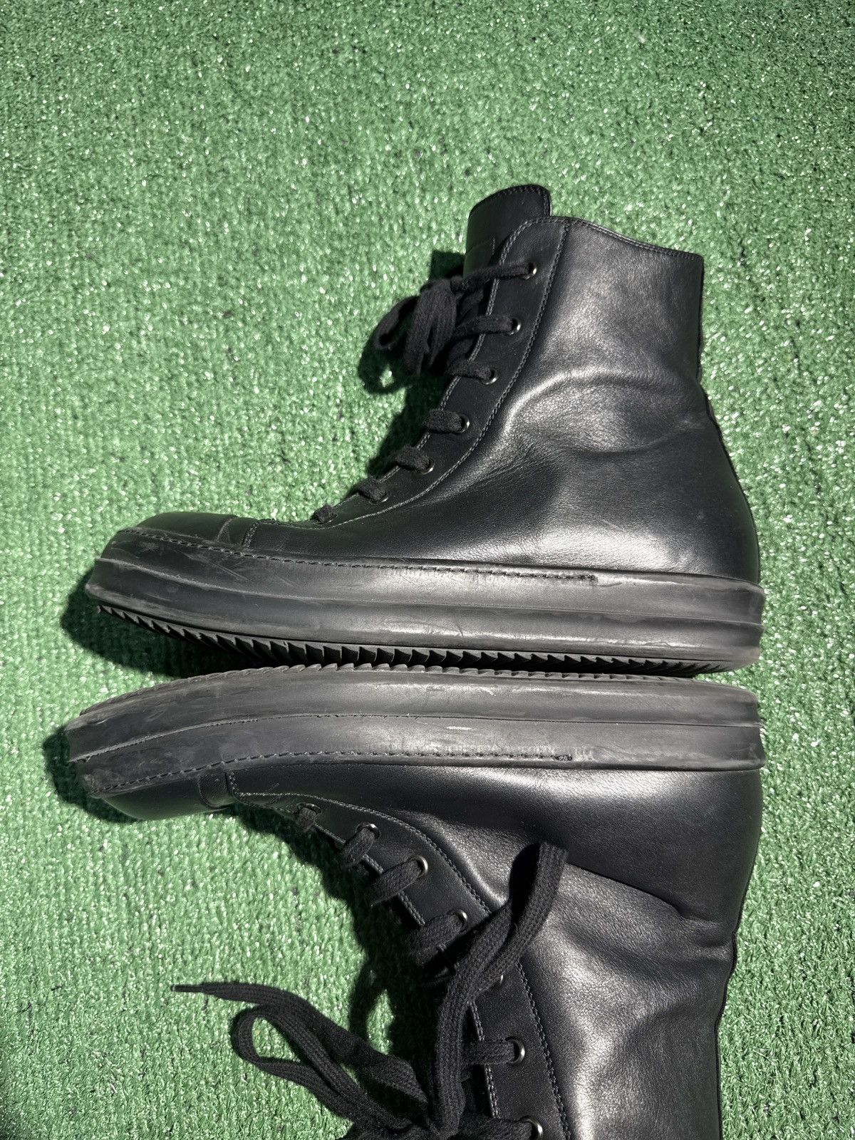 Rick Owens Rick Owens Ramones Black Leather Size 42 Size US 9 / EU 42 - 6 Thumbnail