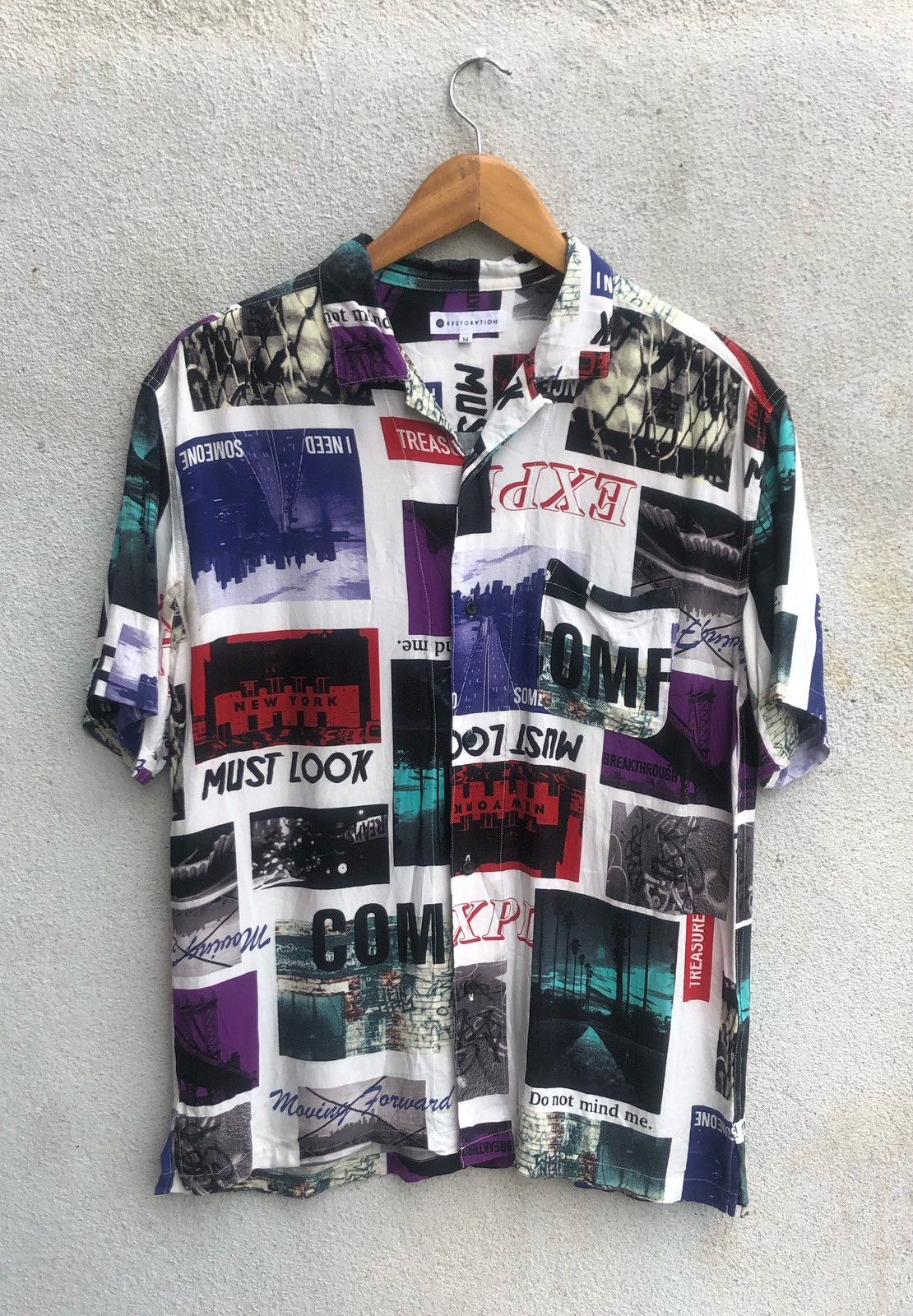 Restoration 🔥 Restoration Rayon Abstract Hawaii Shirt🔥 Size US M / EU 48-50 / 2 - 1 Thumbnail