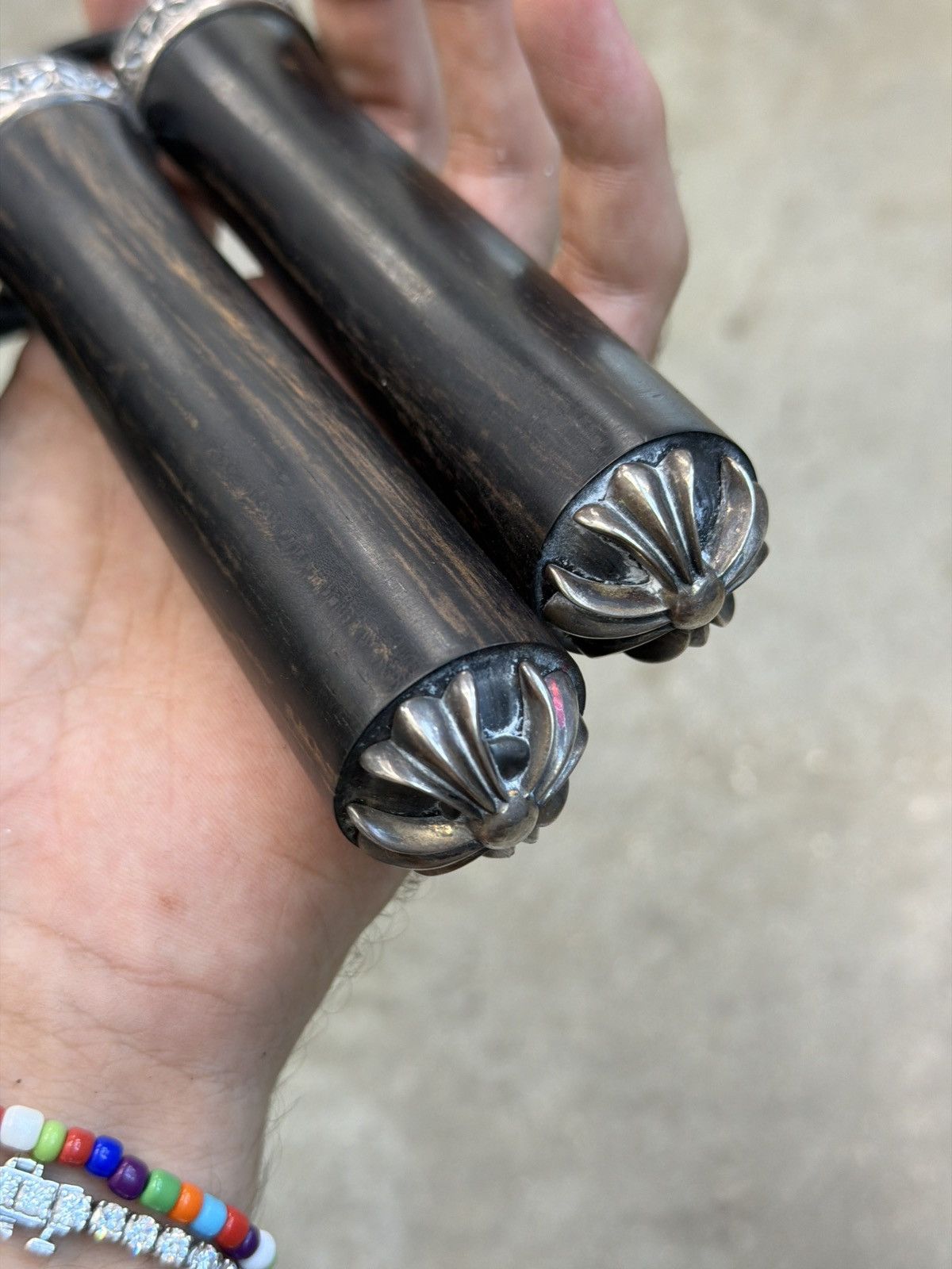Chrome Hearts Chrome Hearts Ebony Wood Jump Rope Size ONE SIZE - 3 Thumbnail