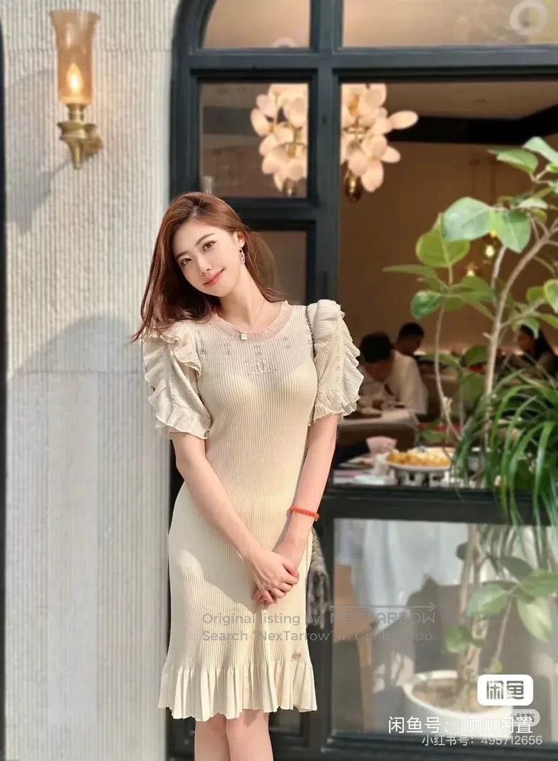 Chanel Chanel Wood-eared dress Size XXS / US 00 / IT 34 - 2 Thumbnail