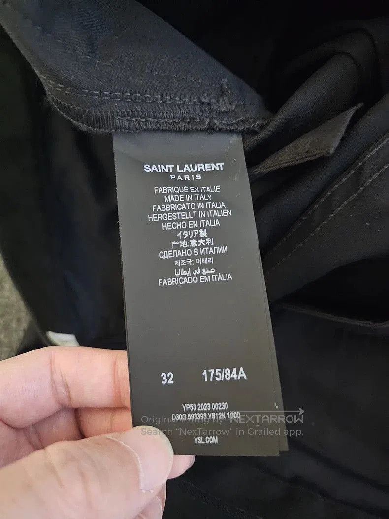Saint Laurent Paris Saint Laurent Black Casual Pants. Size US 32 / EU 48 - 5 Thumbnail