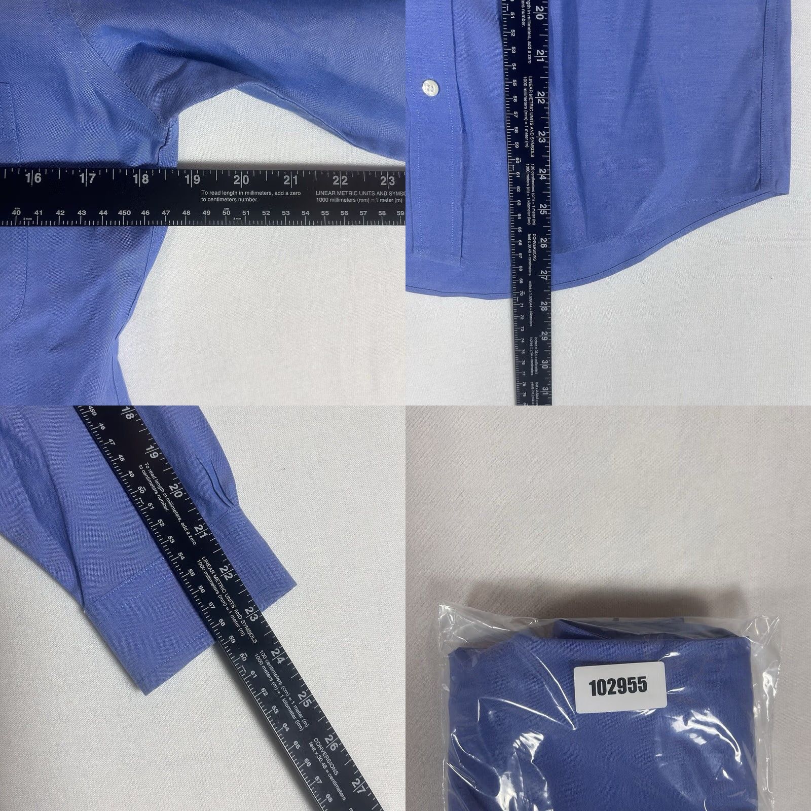 Brooks Brothers Brooks Brothers Button Down Dress Shirt Mens 16 Long Sleeve 100% Cotton Blue Solid Dress Shirt Mens 16 Size US L / EU 52-54 / 3 - 8 Thumbnail