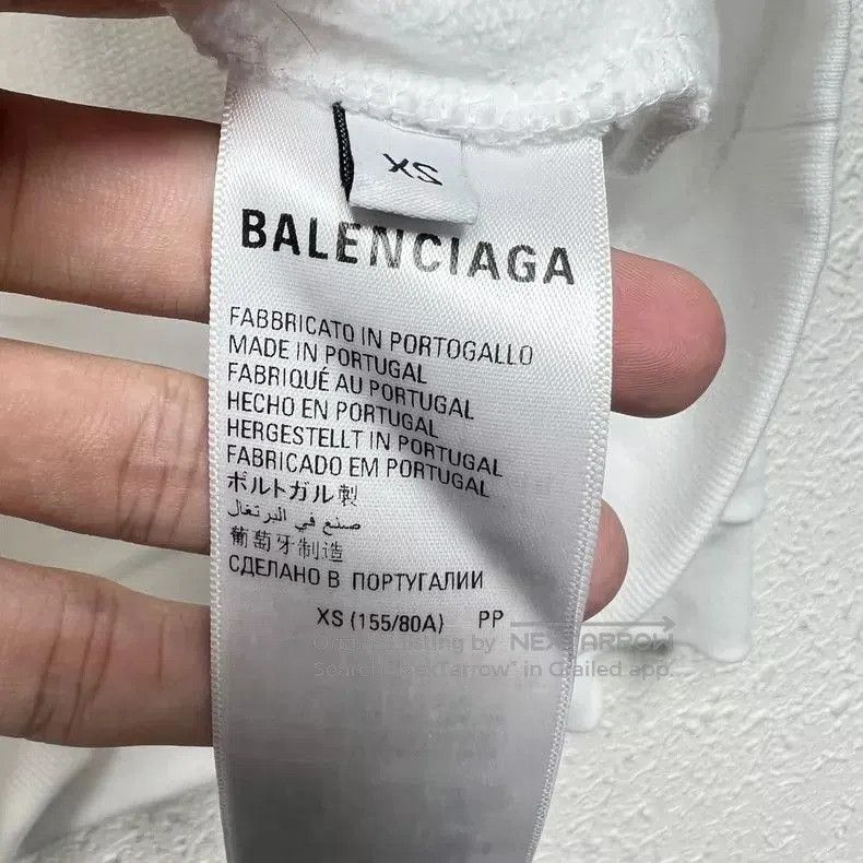 Balenciaga Balenciaga WFP Logo Foam Print Hoodie. Size US XS / EU 42 / 0 - 7 Thumbnail