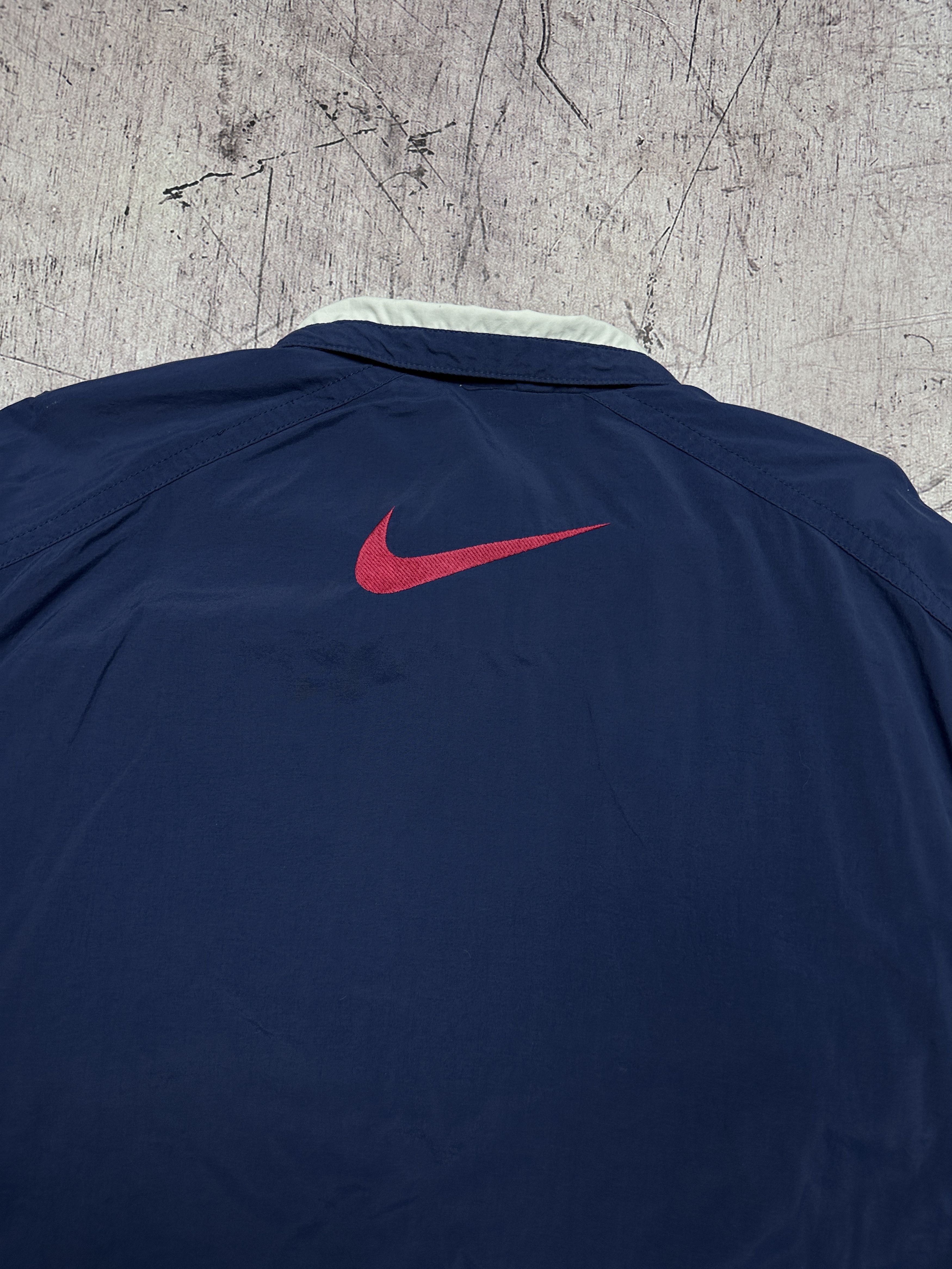 Nike × Vintage Nike 90s Vintage Mens Nylon Jacket Size US L / EU 52-54 / 3 - 2 Thumbnail