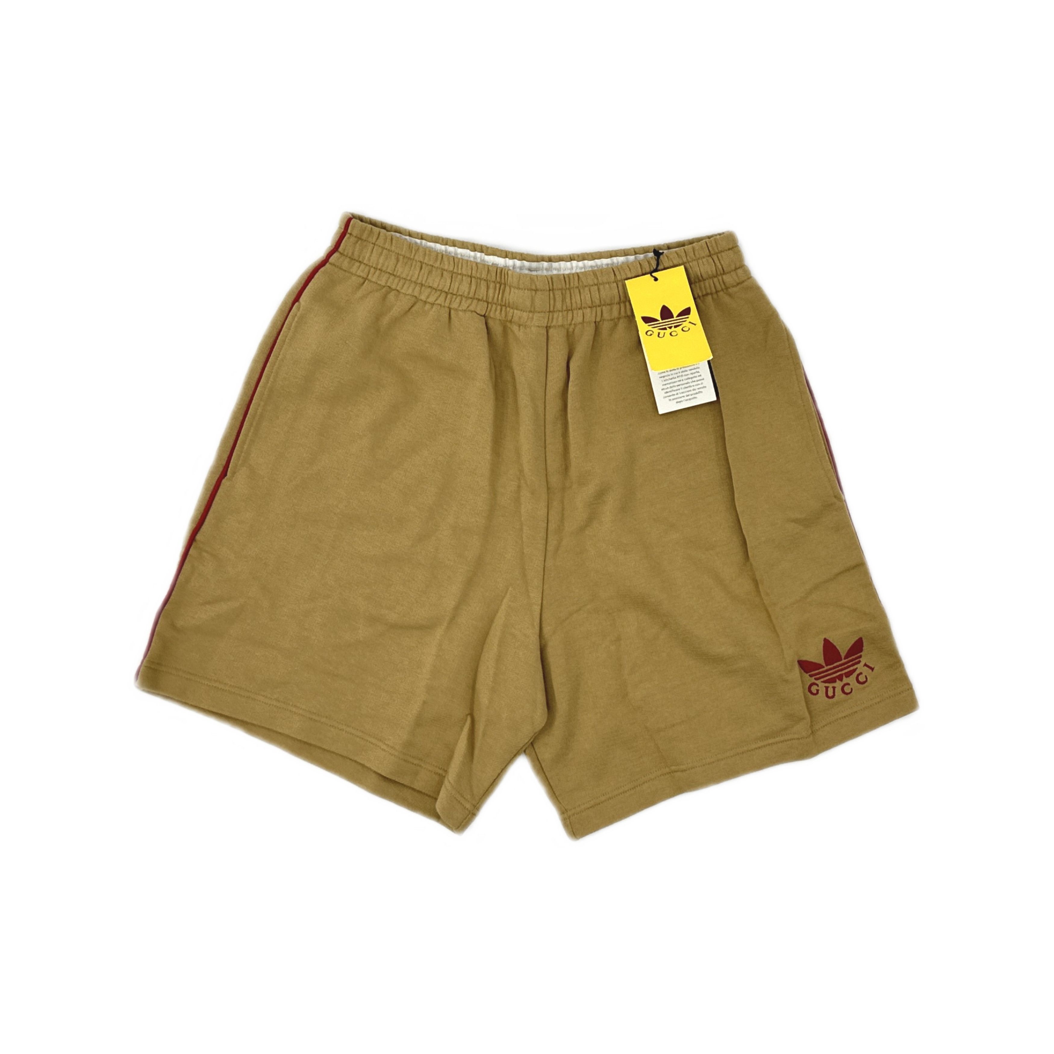 Gucci Gucci x Adidas Logo Embroidered Sweat Shorts Size S Size US 30 / EU 46 - 1 Thumbnail