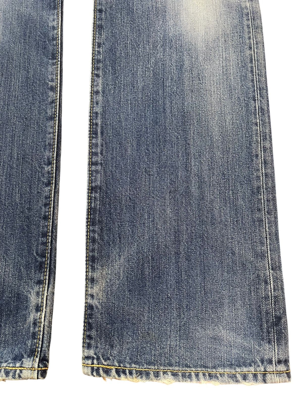14th Addiction Vintage Japanese Brand Faded Wash Distressed Style Jeans Size US 31 - 8 Thumbnail