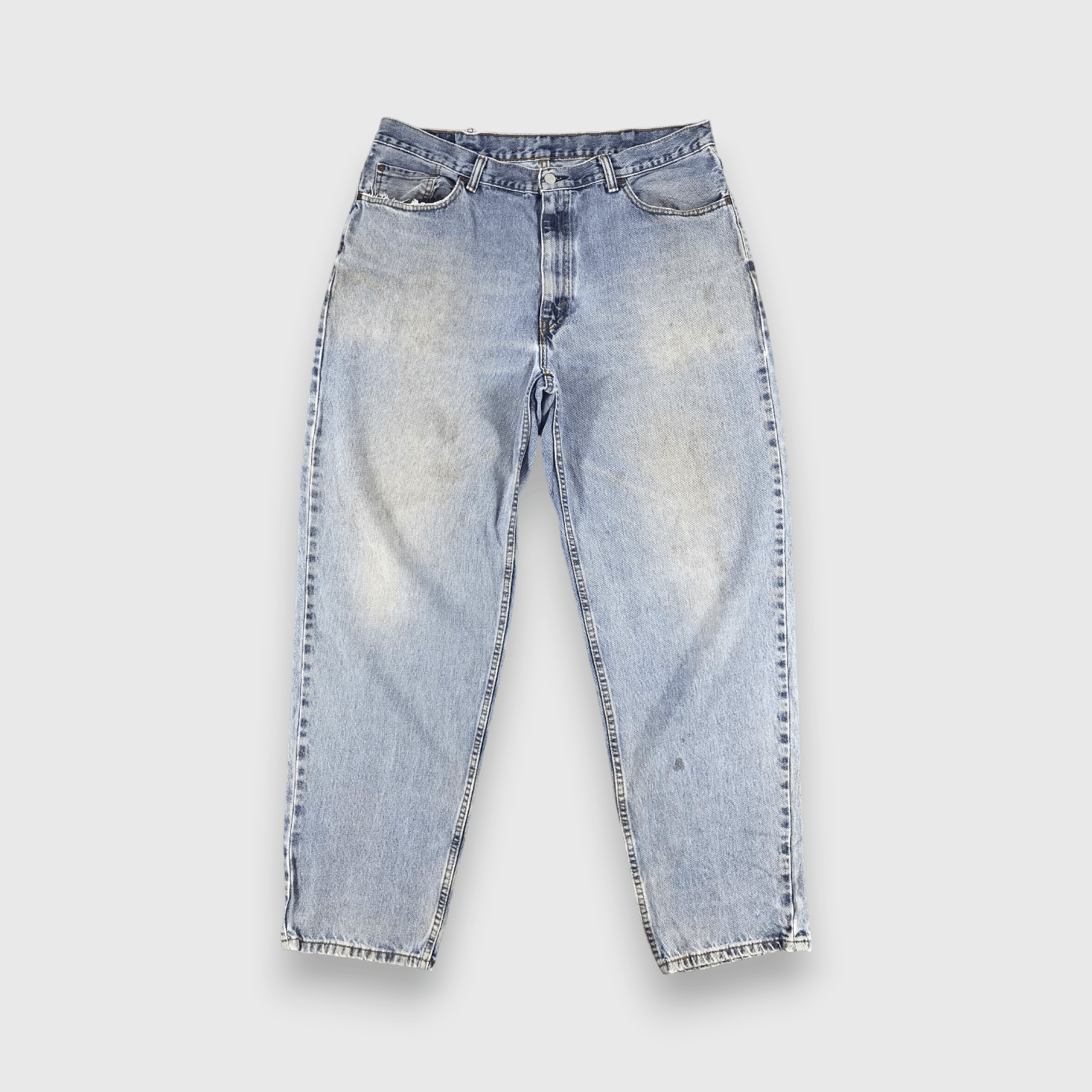 Levi's Dirty Wash Vintage Levis 550 Jeans Distressed Denim-J923 Size US 39 - 1 Thumbnail