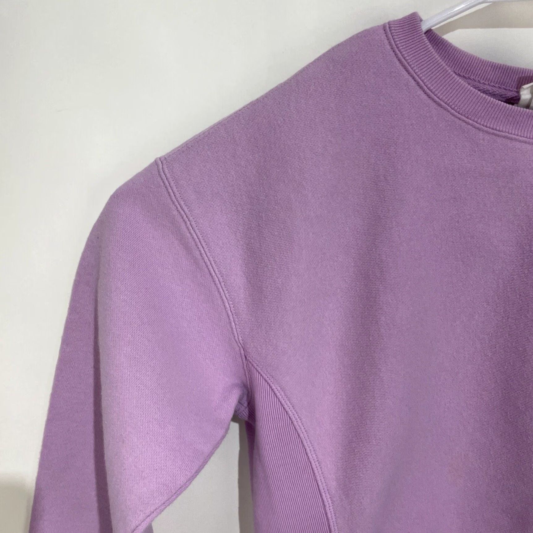 Champion VINTAGE Champion Sweater Womens Small Pink Reverse Weave Crewneck Pullover Sweatshirt Size S / US 4 / IT 40 - 5 Thumbnail