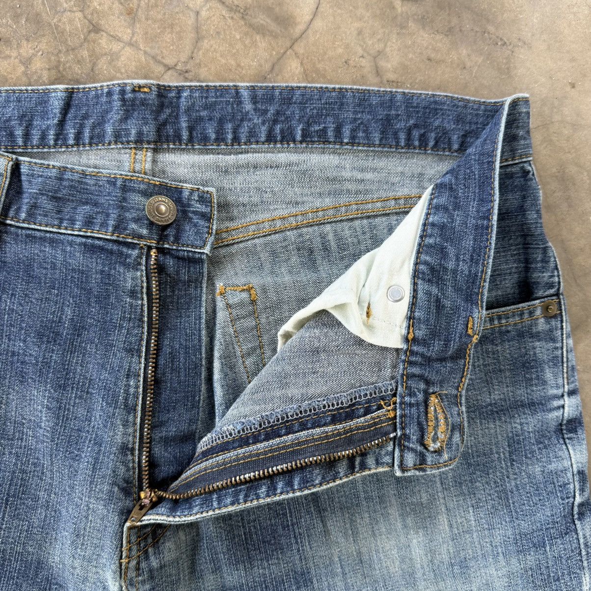 Japanese Brand W36 Vintage Japanese Boot cut Denim Faded Jean Pants Size US 36 / EU 52 - 6 Thumbnail