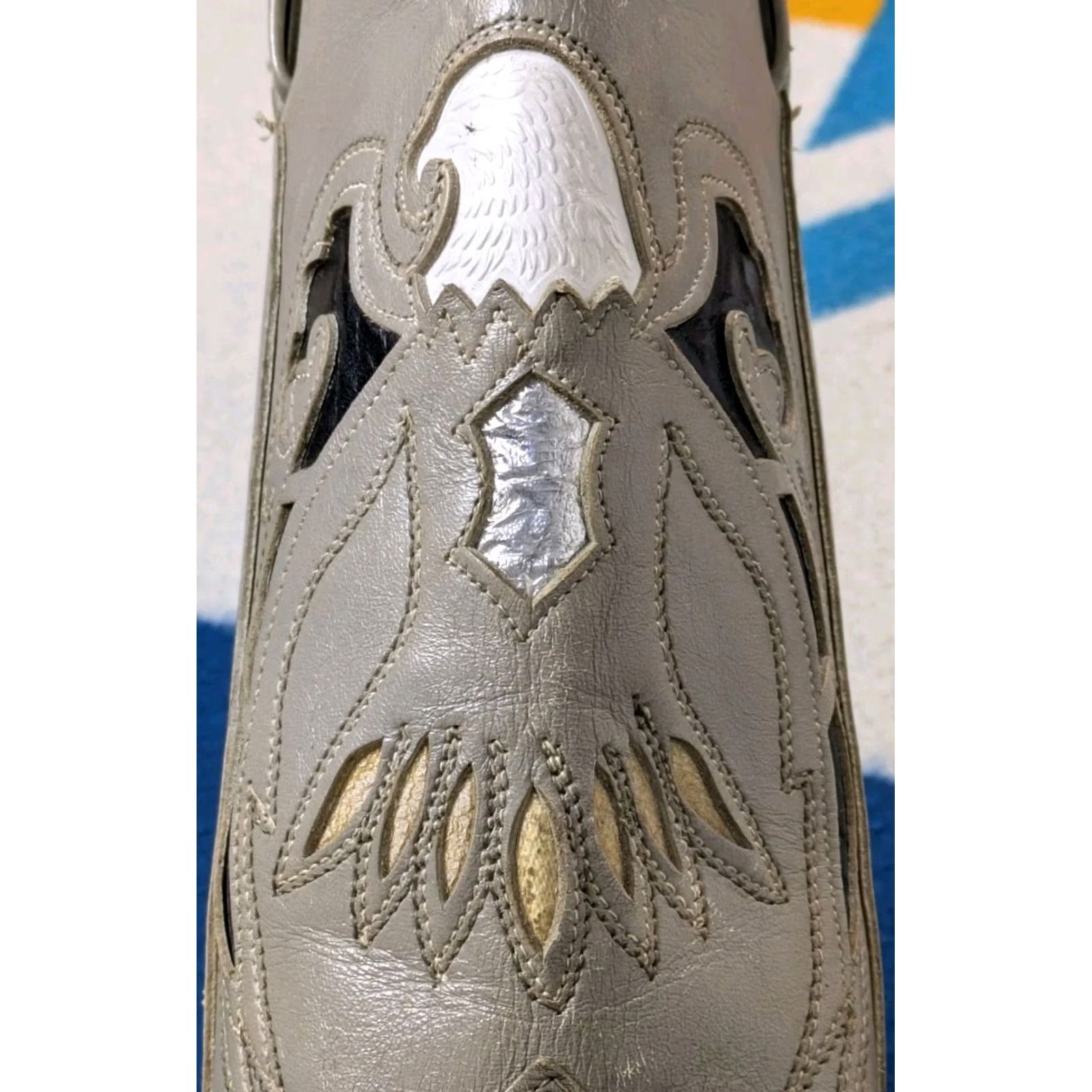 Vintage VINTAGE Miss Capezio Boots Bald Eagle Cowboy Cowgirl Made In USA Womens Size 5.5 Size US 6 / IT 36 - 3 Thumbnail