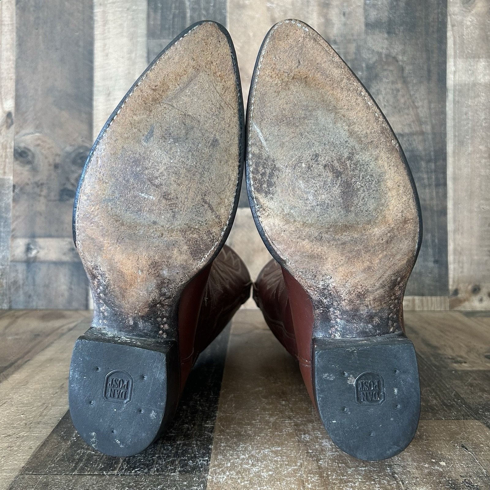 Dan Post Dan Post Vintage Classic Brown Western Cowboy Boots Mens 12 Size US 12 / EU 45 - 4 Thumbnail