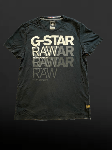 G-Star G-star Raw Short Sleeve T-shirt Men's Big Print Size US M / EU 48-50 / 2 - 1 Thumbnail