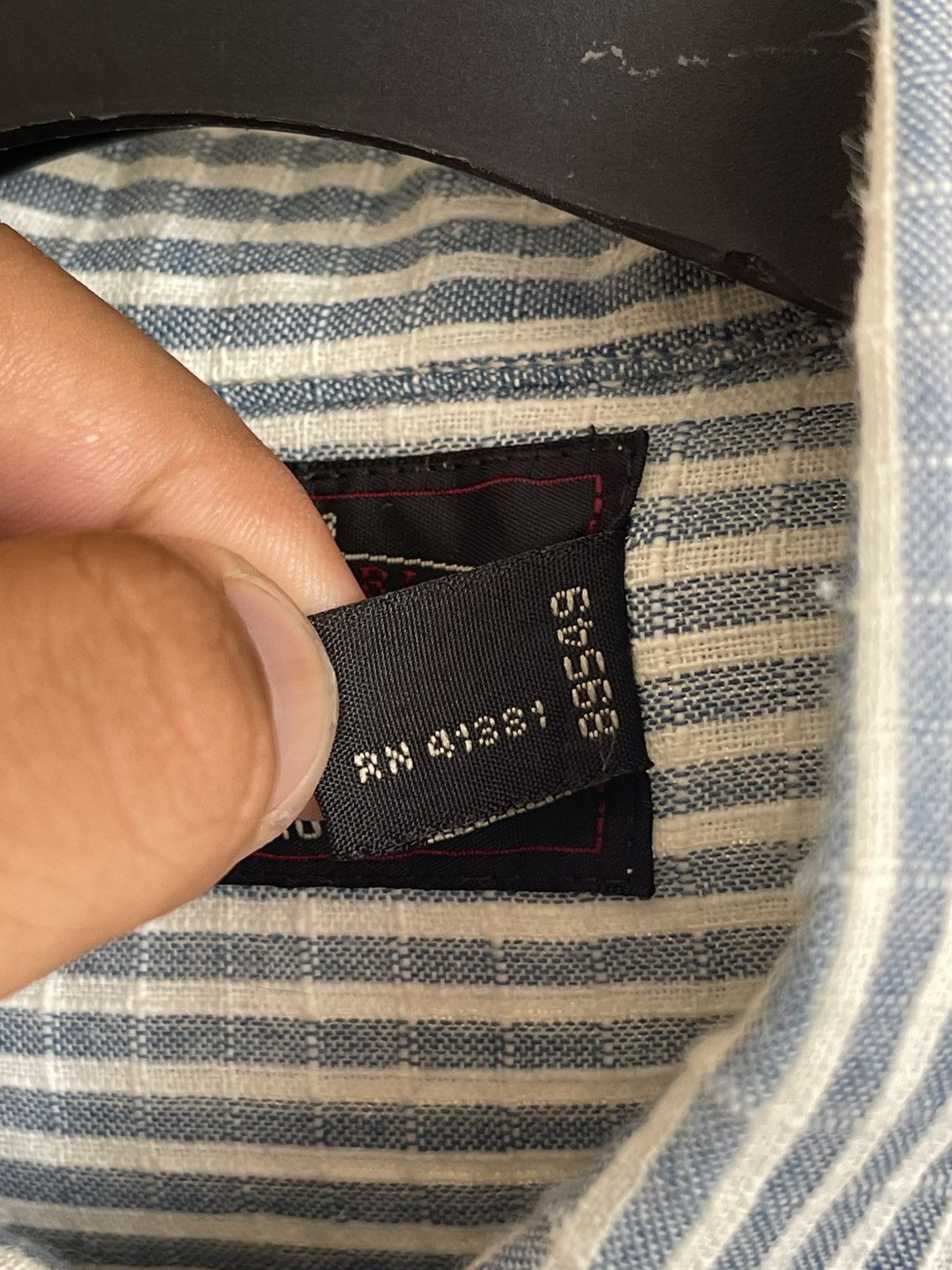 RRL Ralph Lauren RRL Double RL Striped Blue Longsleeve Button Shirt 3775279 Size US M / EU 48-50 / 2 - 8 Thumbnail