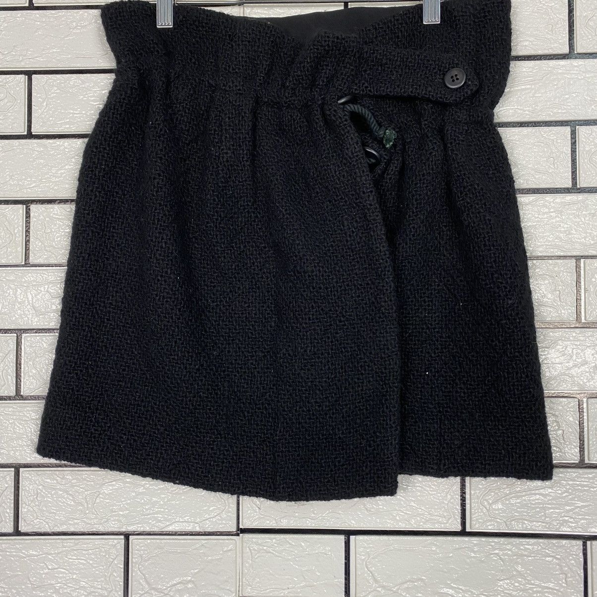 Yohji Yamamoto 🔥VINTAGE WOOL WRAP SKIRT Y’S YOHJI YAMAMOTO AVANT GARDE Size 30" / US 8 / IT 44 - 4 Thumbnail