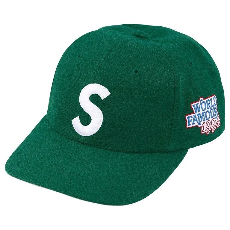 Supreme Supreme Cordura Denim S Logo 6-Panel Hat Green SS26 | Grailed