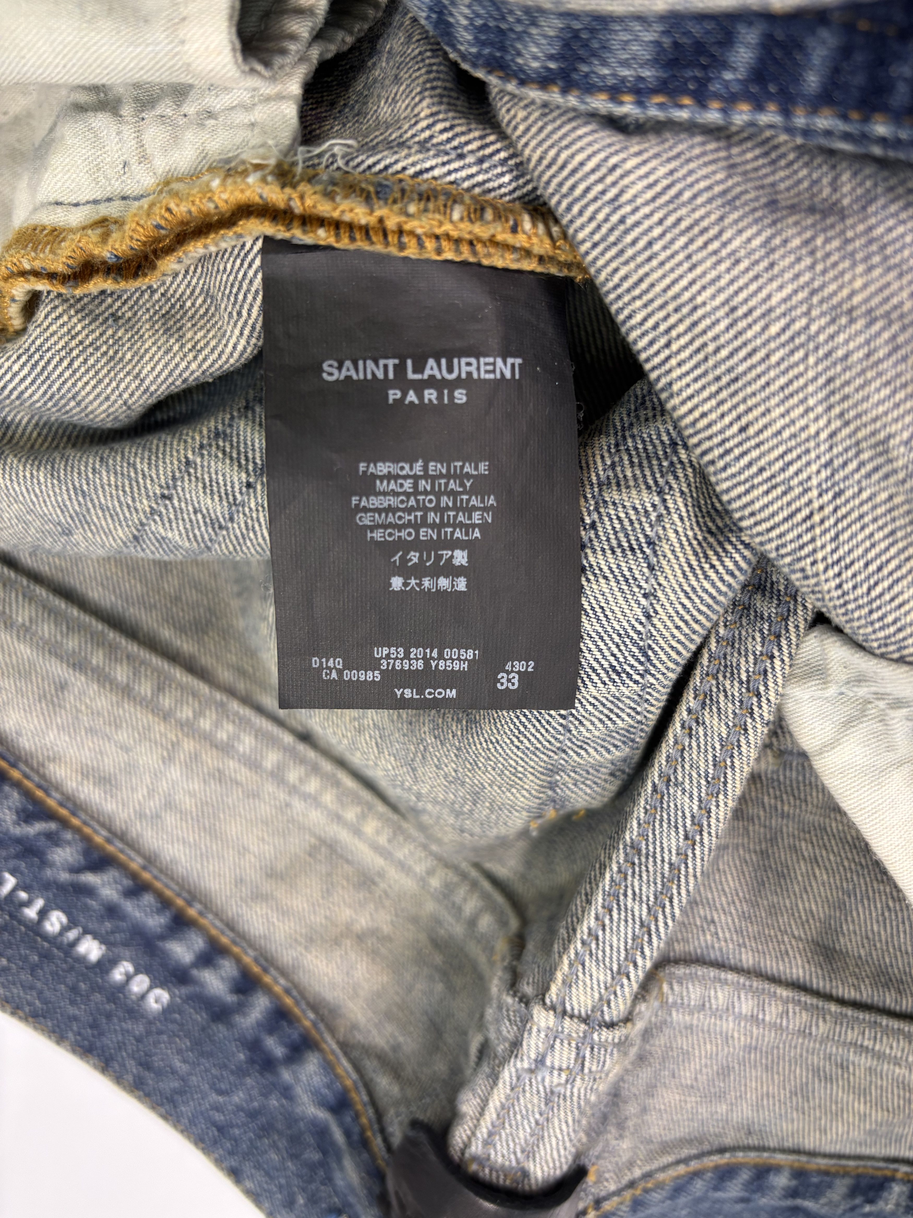 Saint Laurent Paris Saint Laurent Classic Blue Jeans Size US 32 / EU 48 - 4 Thumbnail