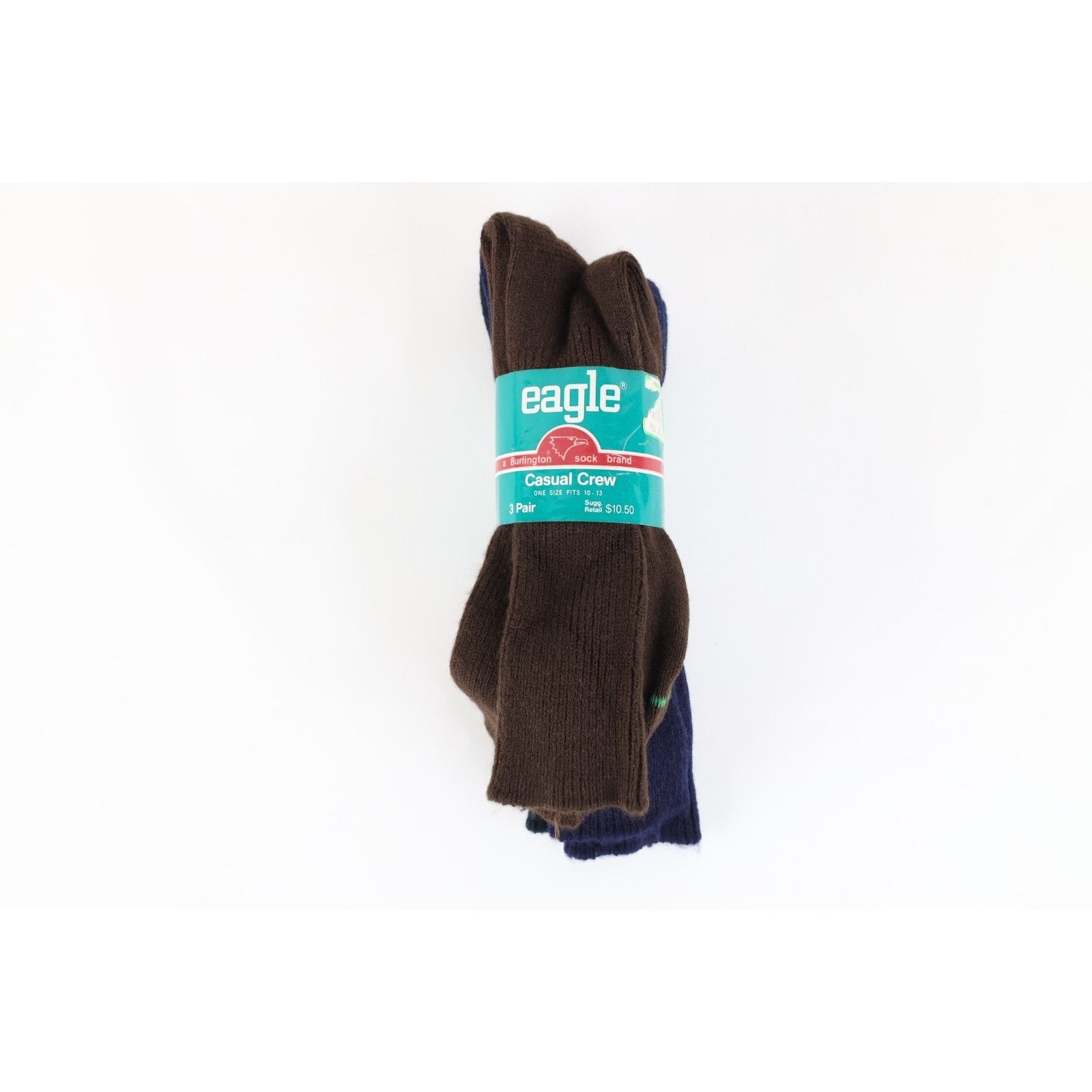 Vintage Deadstock Vintage 70s 80s Streetwear 3 Pack Crew Socks Size ONE SIZE - 2 Thumbnail