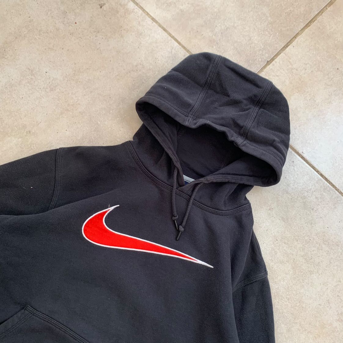Nike × Vintage Vintage Nike big swoosh logo hoodie Size US M / EU 48-50 / 2 - 2 Thumbnail