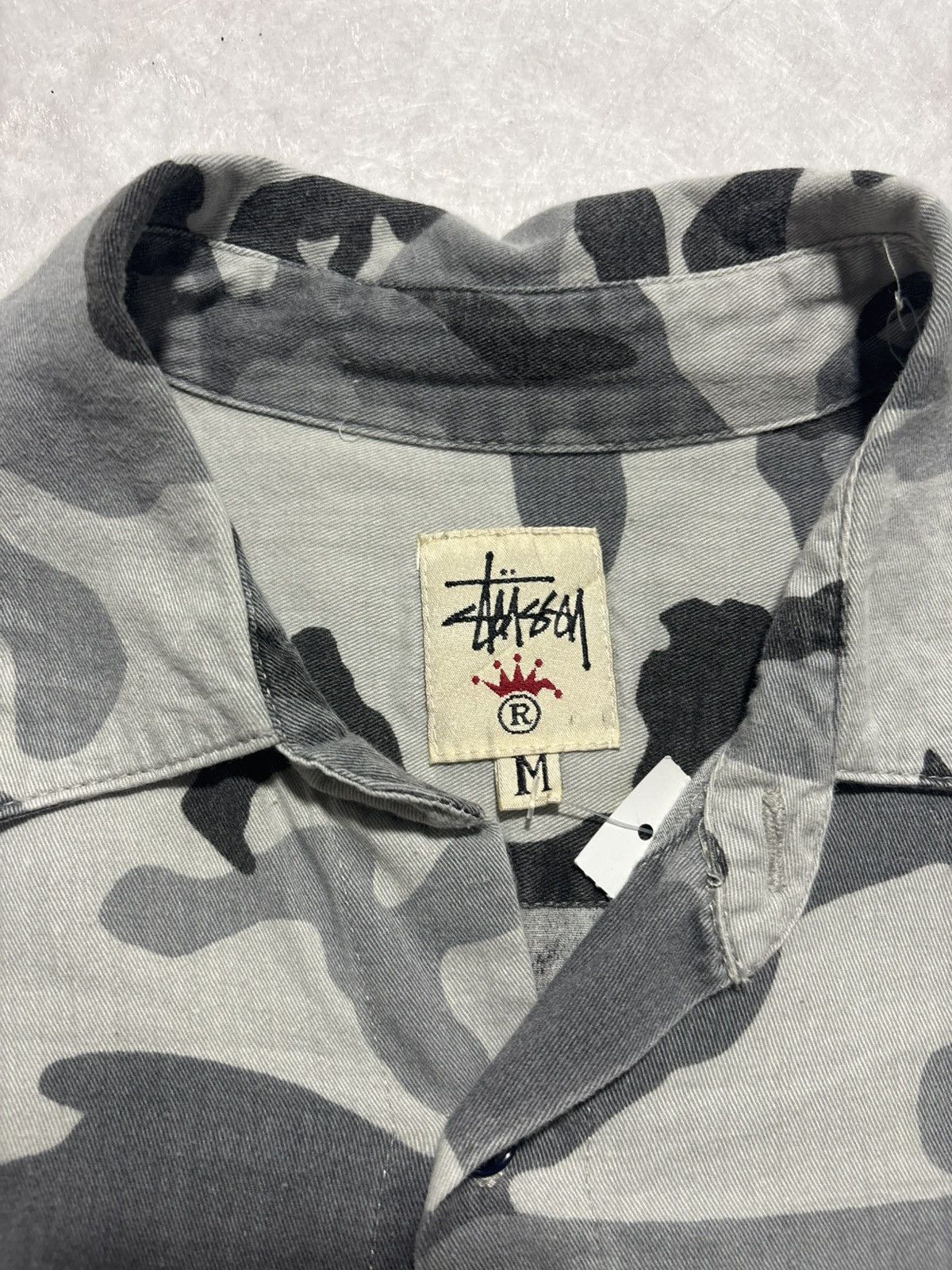 Stussy Vintage 90’s Stussy Camouflage Shirt Size US M / EU 48-50 / 2 - 5 Thumbnail