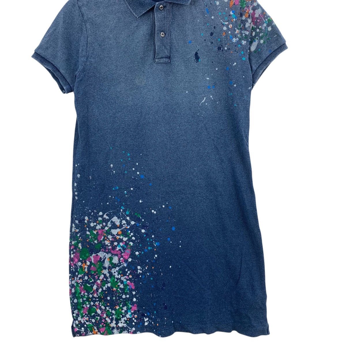 Polo Ralph Lauren POLO RALPH LAUREN The Mesh Mini Distress Design Tee Shirt Size S / US 4 / IT 40 - 4 Thumbnail
