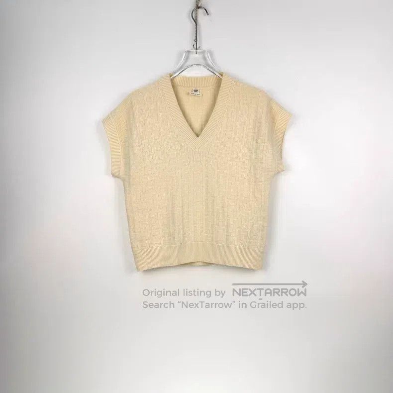 Hermes Hermes Milk white H logo wool vest Size XS / US 0-2 / IT 36-38 - 3 Thumbnail
