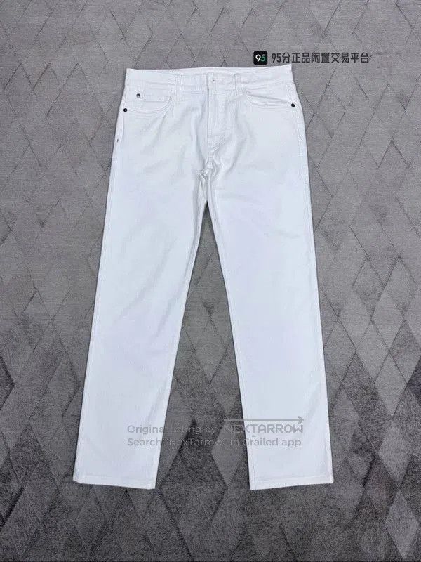 Loro Piana Loro Piana Unisex White Straight. Size US 32 / EU 48 - 4 Thumbnail