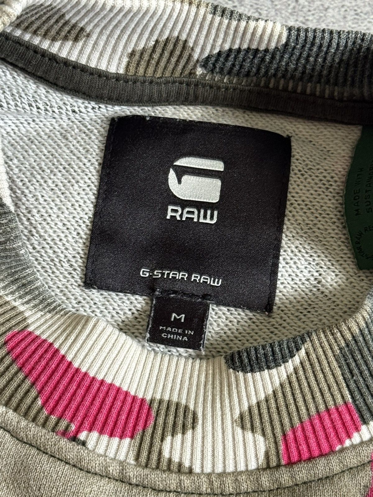 G-Star G star raw M/size Loose Fit Camo AO crewneck sweatshirts Size M / US 6-8 / IT 42-44 - 4 Thumbnail