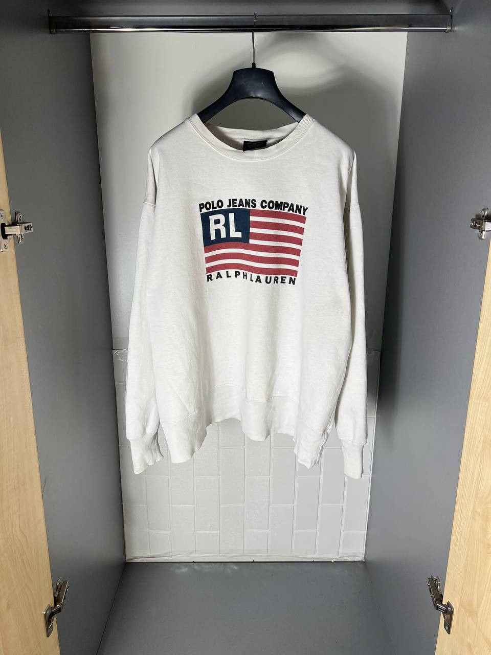 Polo Ralph Lauren VINTAGE POLO RALPH LAUREN JEANS COMPANY USA FLAG RETRO Y2K Size US XL / EU 56 / 4 - 1 Thumbnail