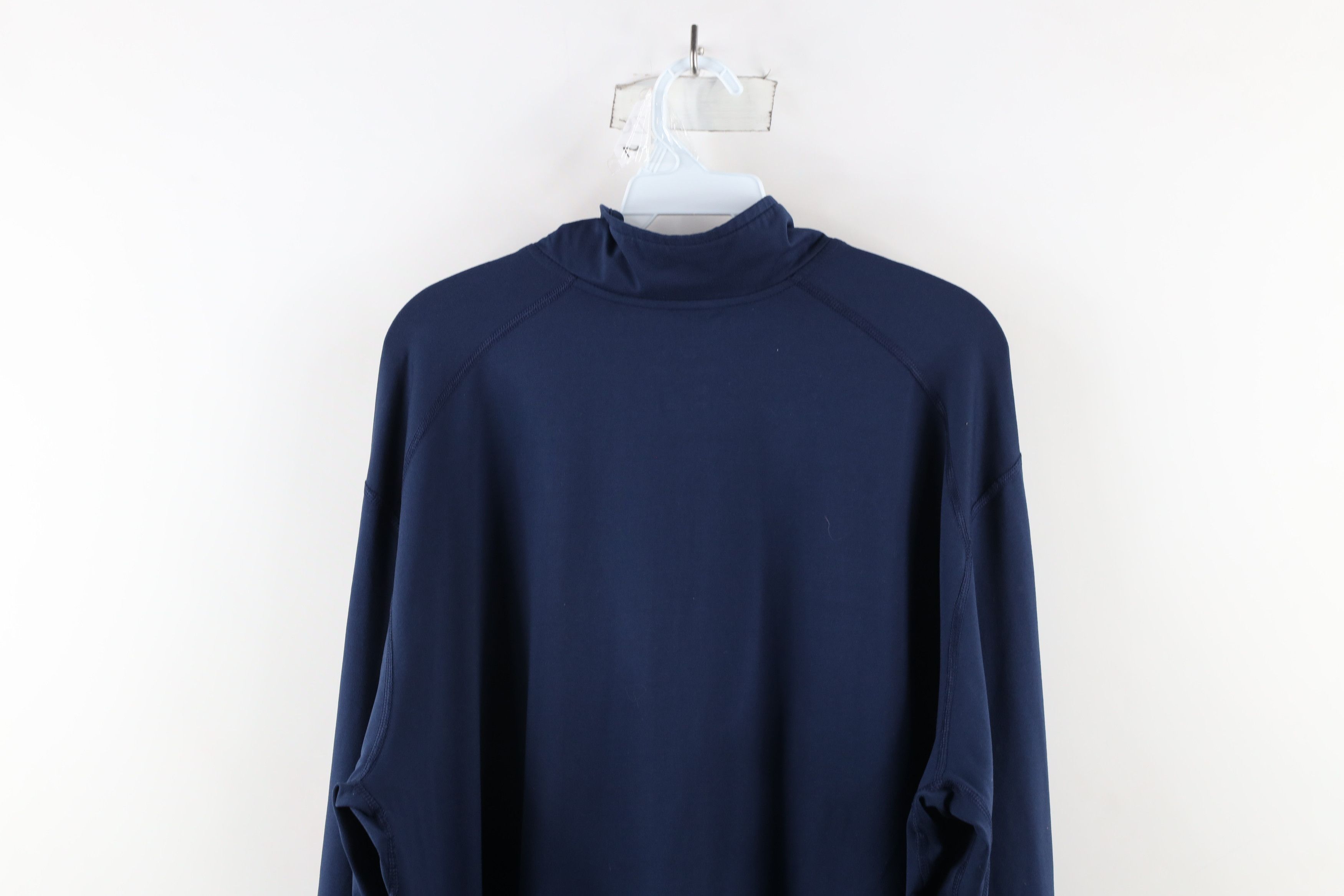 Nike × Vintage Nike Dri-Fit of Michigan Half Zip Pullover Top Blue Size US XXL / EU 58 / 5 - 11 Thumbnail