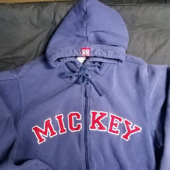Disney × Mickey Mouse Disney Mickey Mouse Spell Out Zipper Hoodie Sweatshirt Size US S / EU 44-46 / 1 - 1 Thumbnail