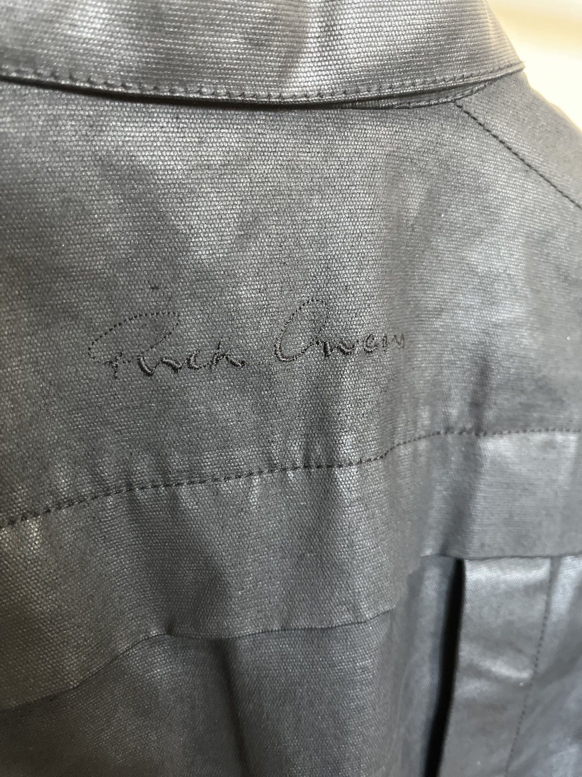 Rick Owens SS03 Rick Owens ‘Suckerball’ waxed denim cargo jacket Size US S / EU 44-46 / 1 - 5 Thumbnail