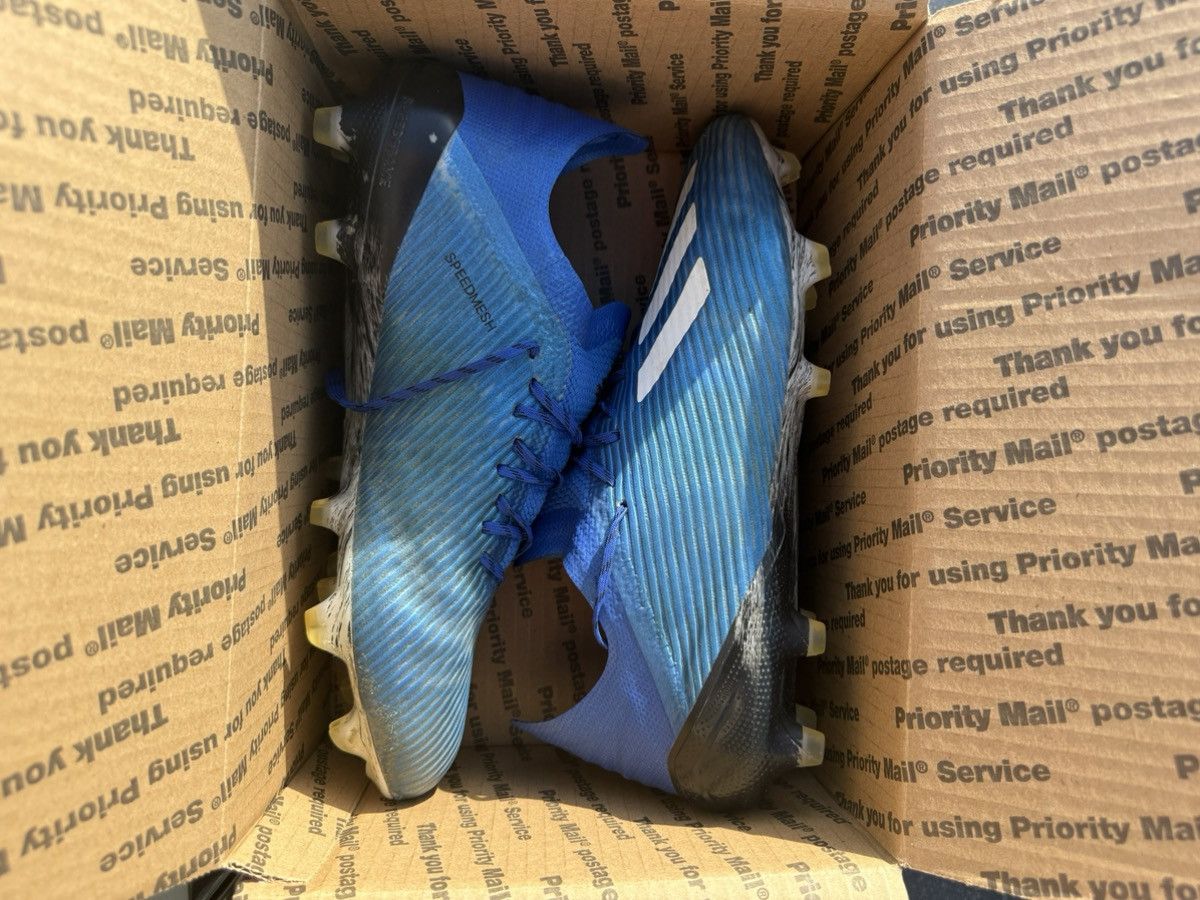 Adidas Blue Adidas X 19.1 soccer cleats Size US 10.5 / EU 43-44 - 4 Thumbnail