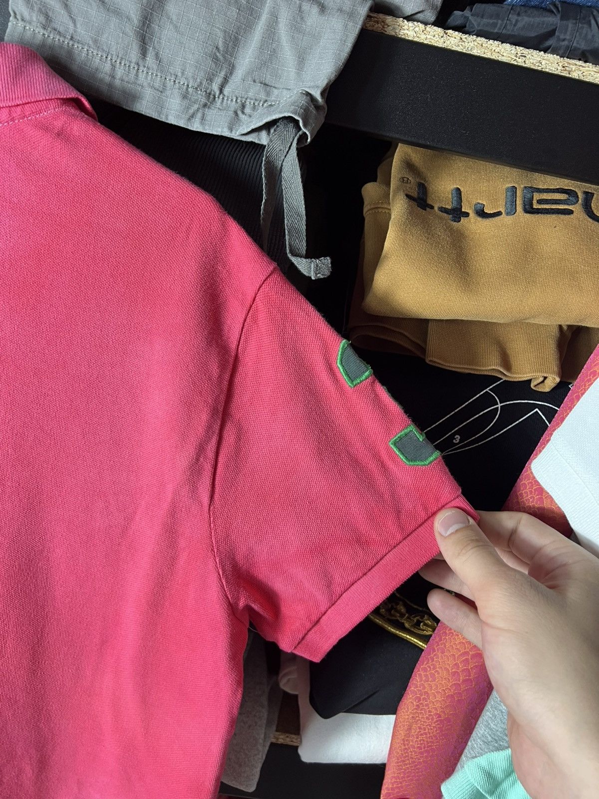 Polo Ralph Lauren Ralph Lauren Pink Polo Shirt M – Distressed / Faded Look Size US M / EU 48-50 / 2 - 14 Thumbnail