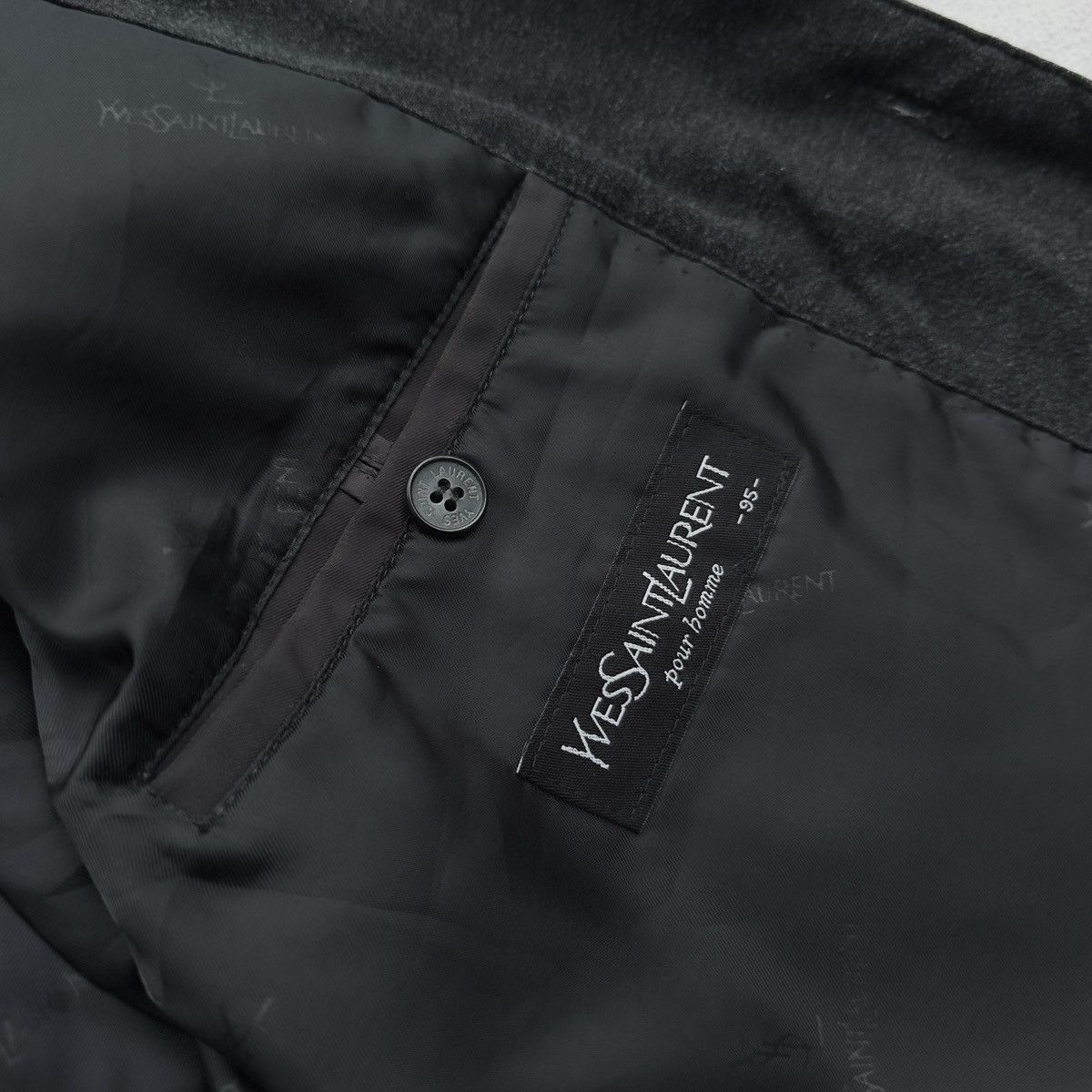 Yves Saint Laurent YVES SAINT LAURENT POUR HOMME BLACK JACKET VINTAGE 90S Size US S / EU 44-46 / 1 - 10 Thumbnail