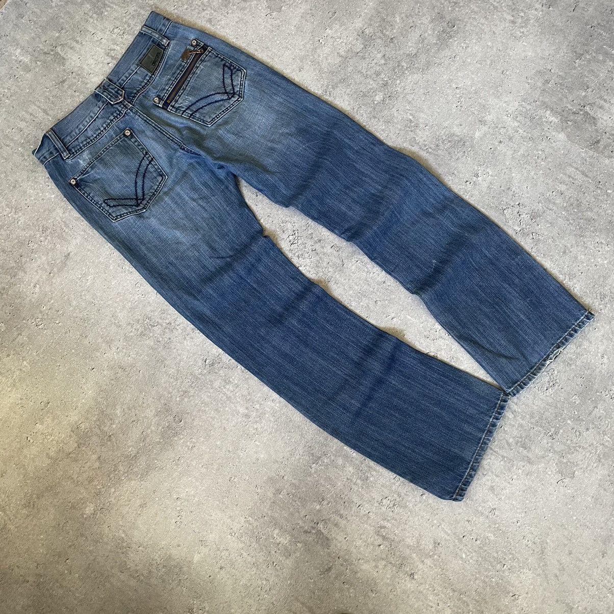 Diesel × Diesel Black Gold × Vintage Vintage Diesel Dexter Flared Fit Pocket Logo Pants Size US 32 / EU 48 - 2 Thumbnail
