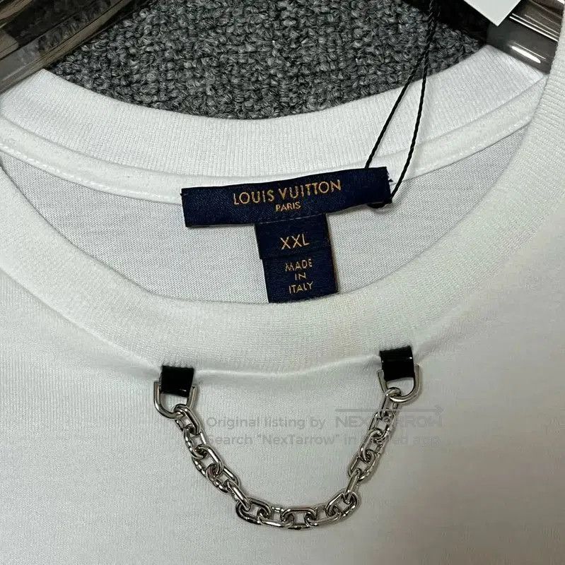 Louis Vuitton Louis Vuitton Spring Autumn White Cotton T. Size XXL / US 16-18 / IT 52-54 - 4 Thumbnail