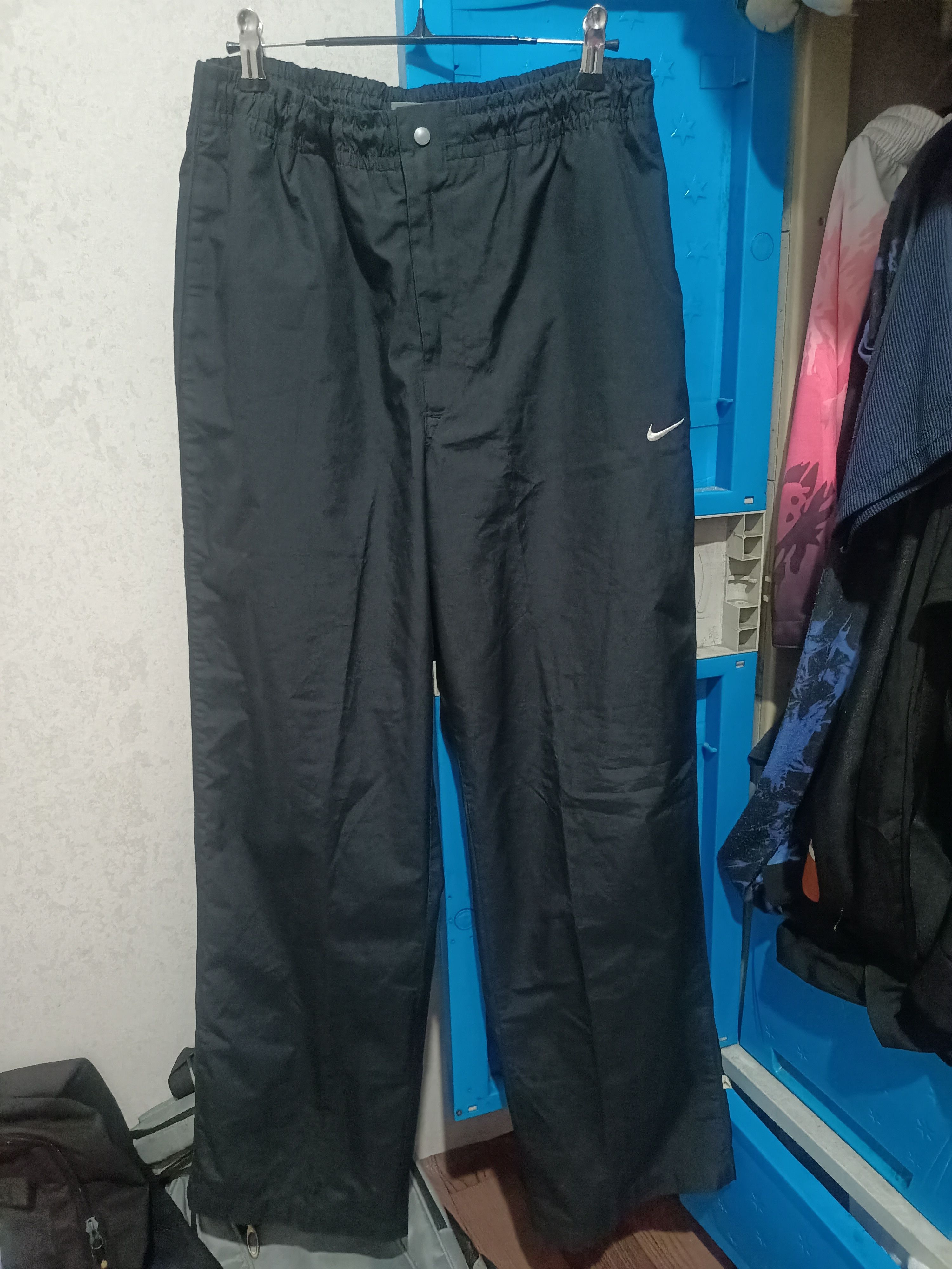 Nike Vintage Nike swoosh embroidered logo windbreaker pants Size US 38 / EU 54 - 2 Thumbnail